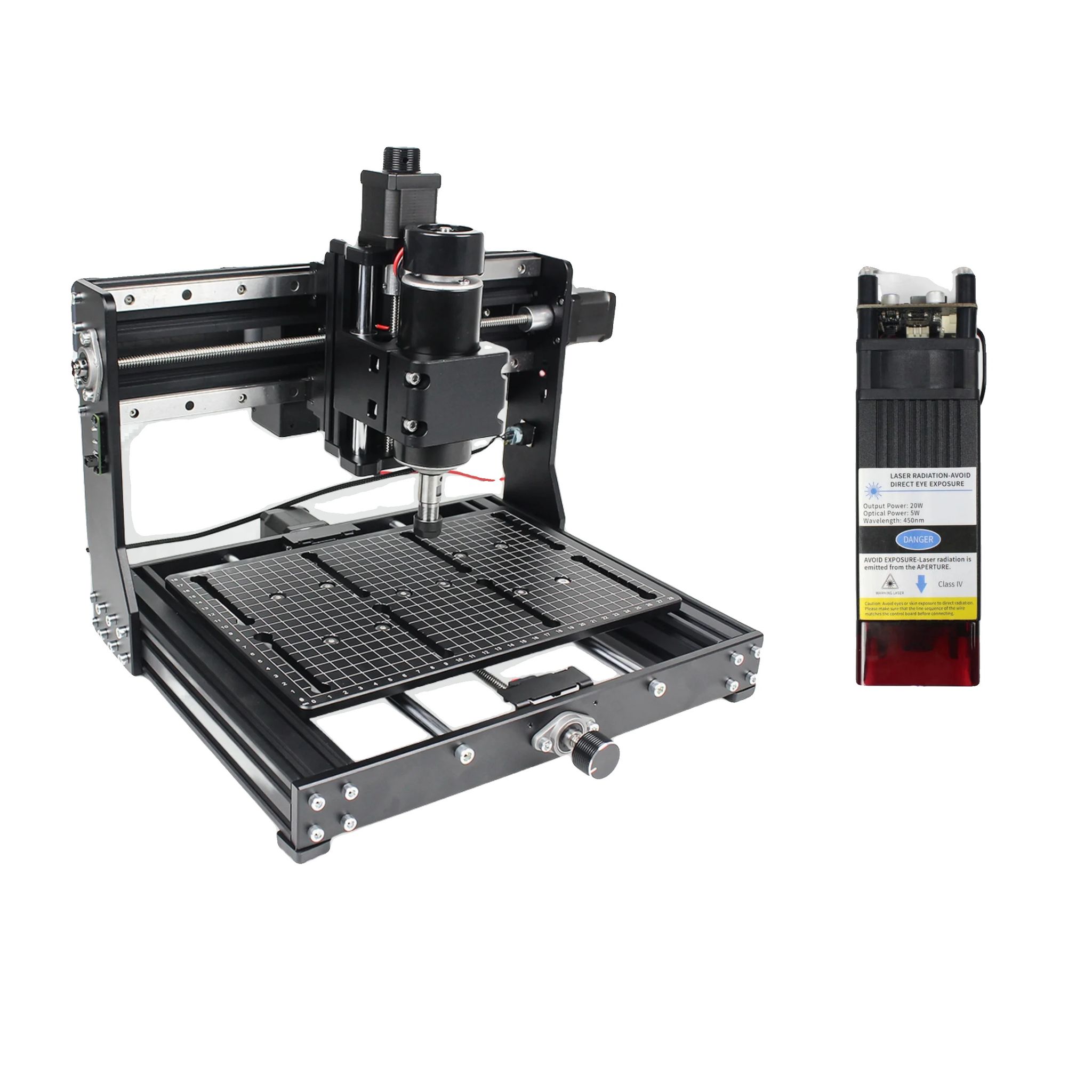 Cnc-fräse, Grbl-controller, Vielseitige Gravur, Füge 20w Laser Hinzu