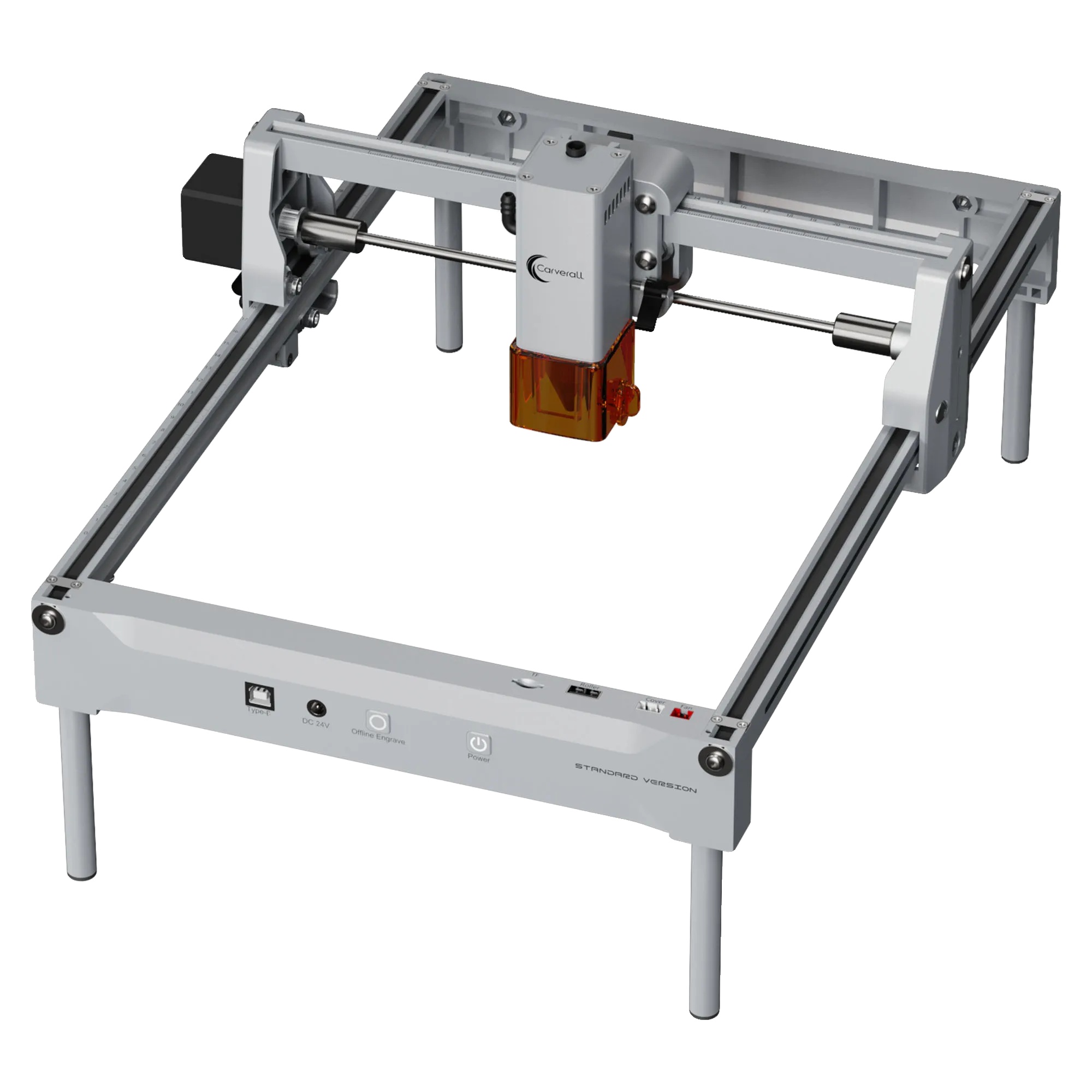 Lasergravierer, 300x200mm Arbeitsbereich, Steuerung Über Mobile App, Silber