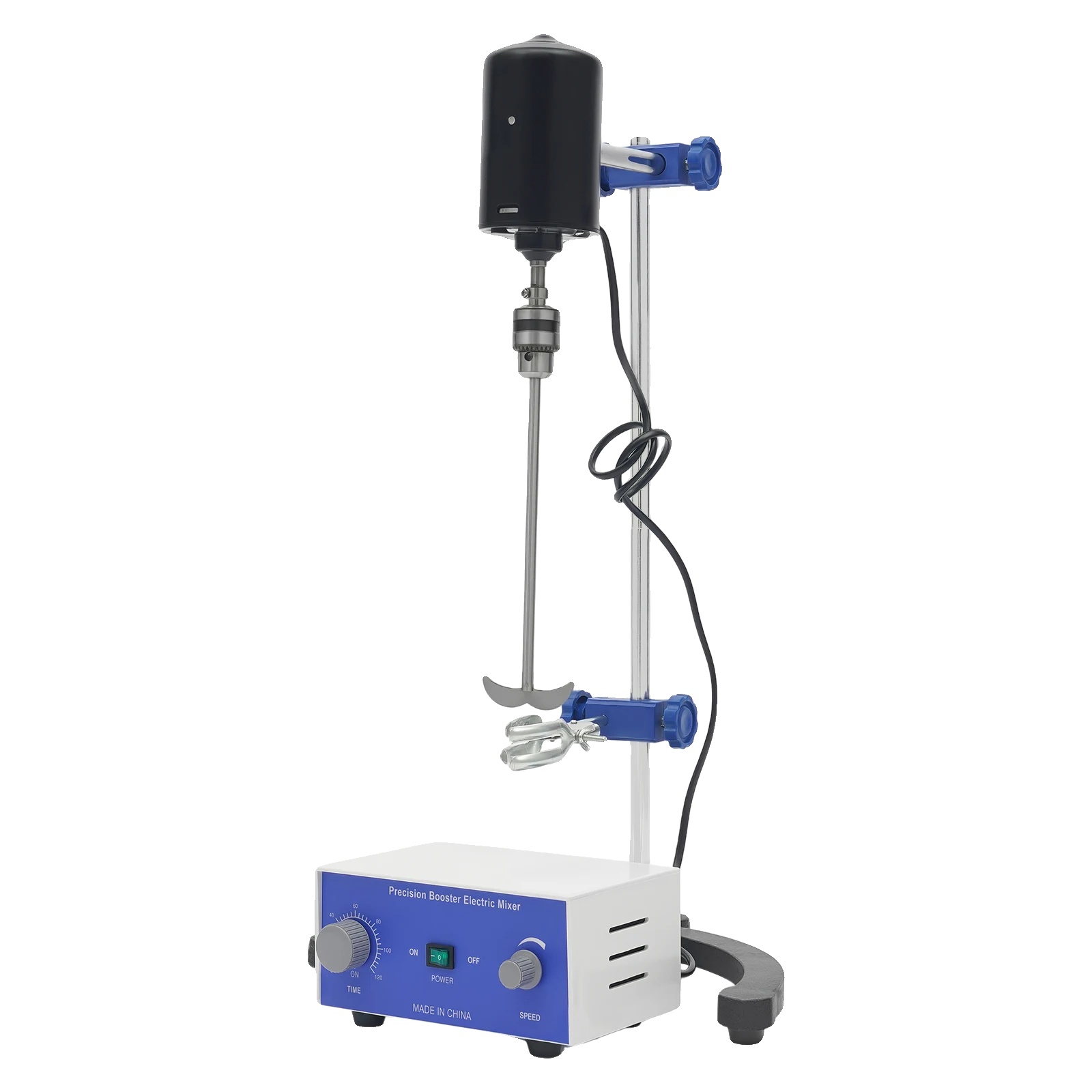 Überkopf-rührer Mixer, Höhenverstellbar, Hohe Drehzahlbereich, Weiß Und Blau, Eu-stecker, 220v