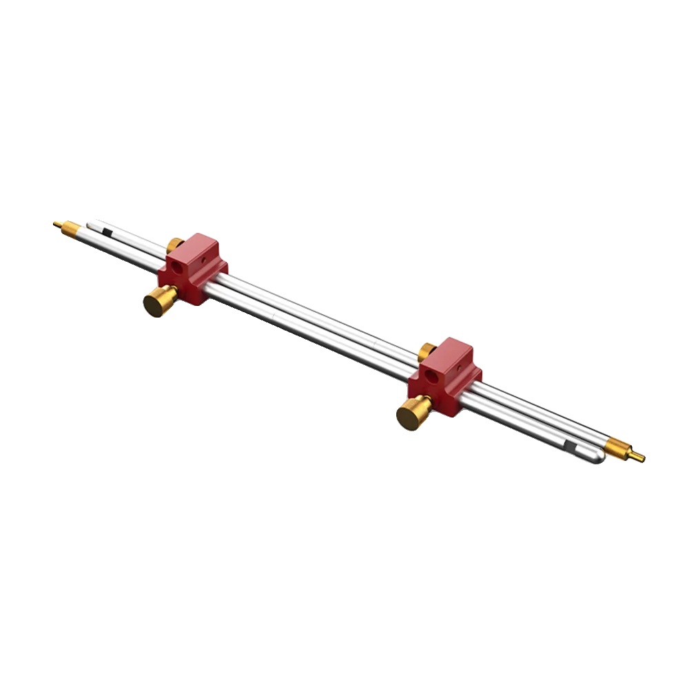 Barometer, Modulares Design, Präzisionsmessung, Rot