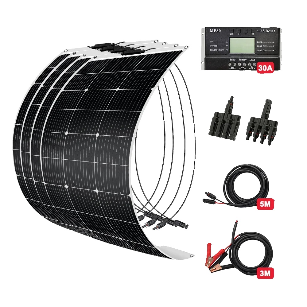 Solarpanel, Flexibles Design, Hohe Effizienz, 4pcs Sp Kit