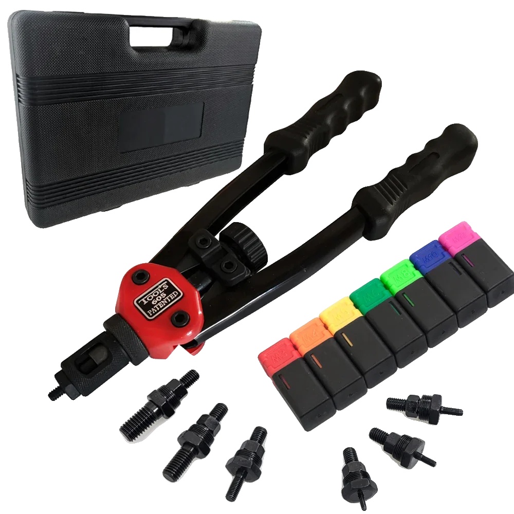 Riveter-nuss-werkzeug, Ergonomisches Design, Kompatible Mandrels, Bt-605 Mit Etui