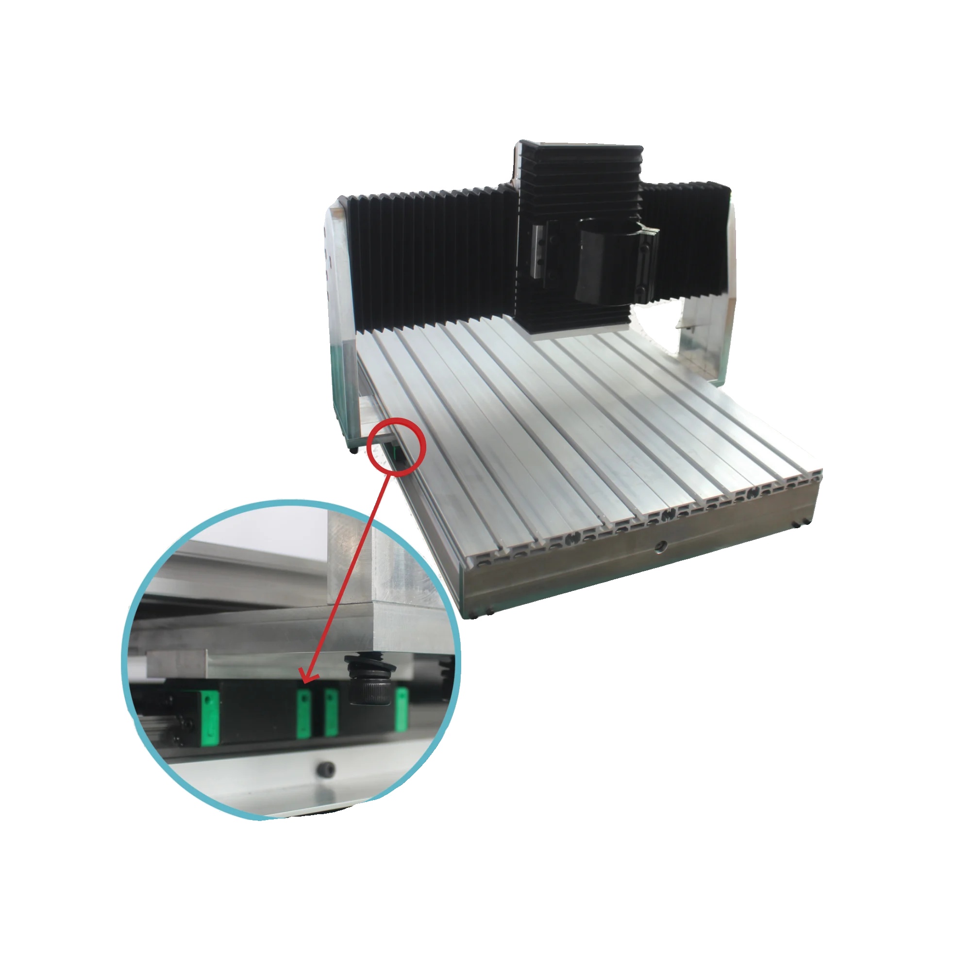 Cnc-fräse, Aluminiumrahmen, Desktop-nutzung, 3040-52mm Klemme 2
