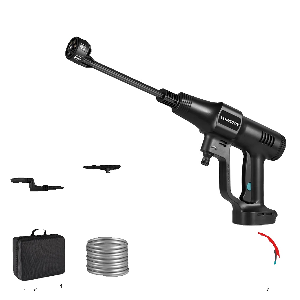 Elektrische Wasserpistole, 200 Bar Druck, Kabelloses Design, Keine Batterie