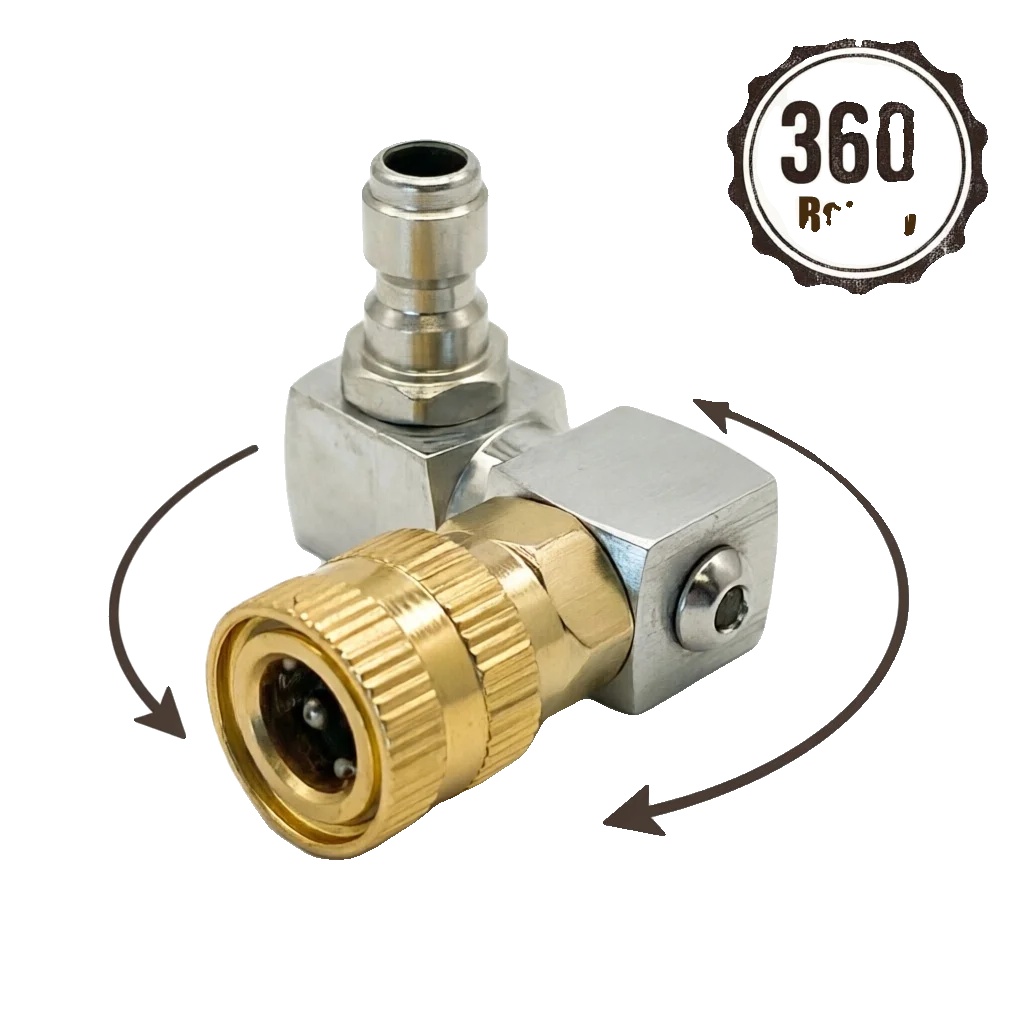 Hochdruckreiniger Pistole Düse, 360° Drehung, 3500 Psi, Kupplung