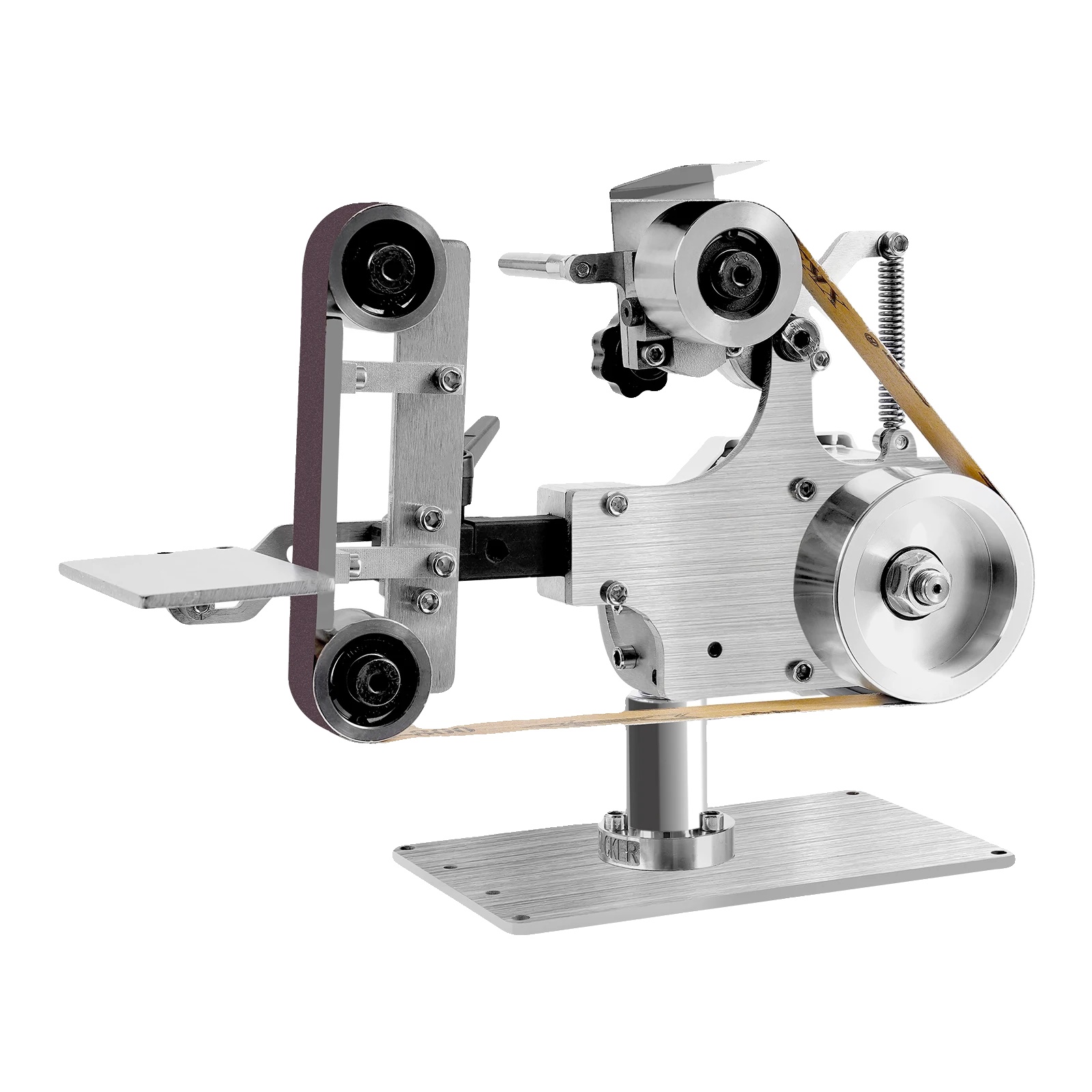 Bandschleifer, 550w Leistung, 5000 U/min Geschwindigkeit, 762 X 25 Mm Bandschleifgröße, Kompaktes Design, Verstellbarer Arbeitstisch