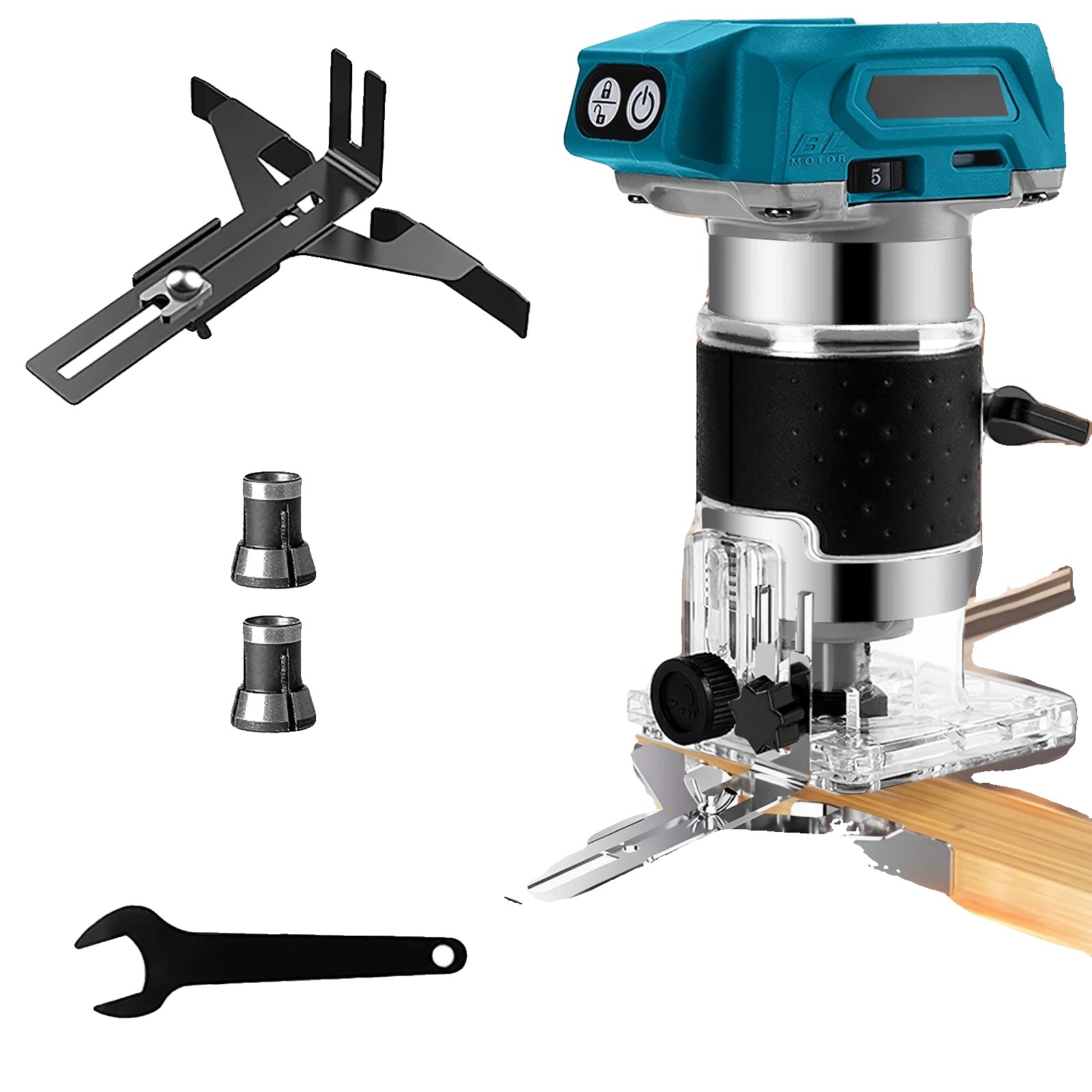 Holzfräse, Tragbares Design, Präzises Schneiden, Keine Batterie