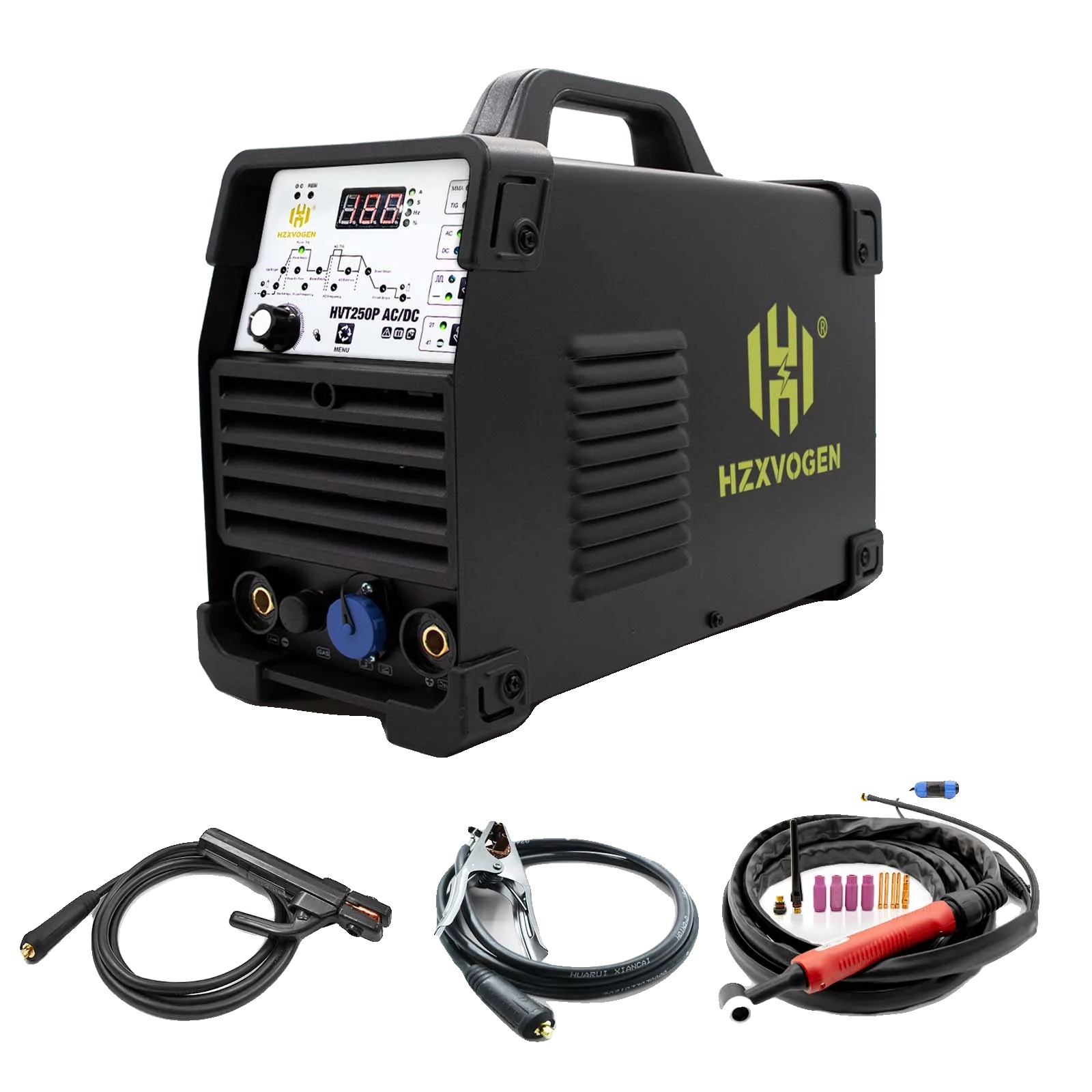 Schweißmaschine, Tig- Und Mma/arc-funktionalität, Tragbares Design, Hvt250p Acdc, 220v-200a