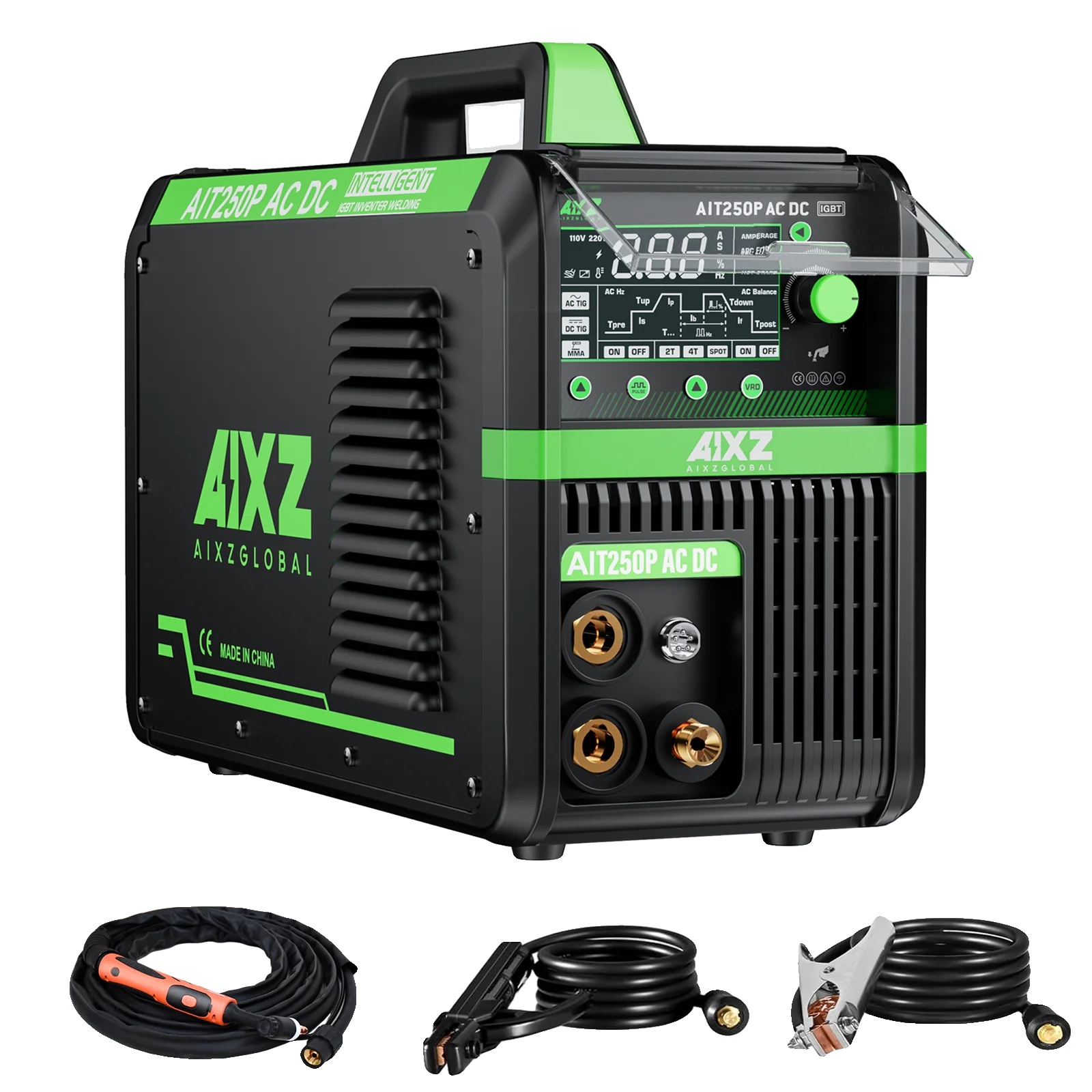 Schweißmaschine, 220v Ac/dc, Digitale Steuerung, Grün