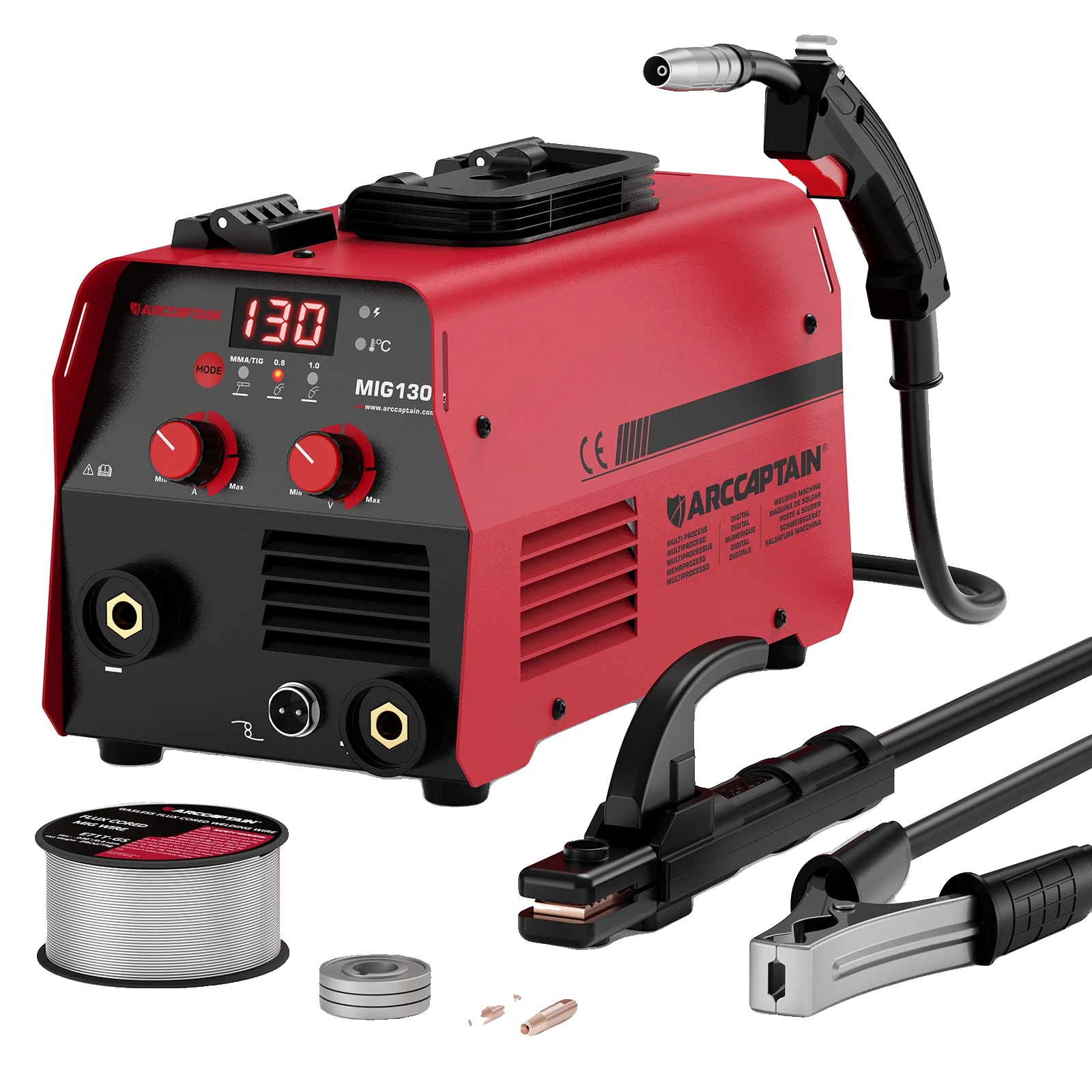Mig-schweißmaschine, 3-in-1 Vielseitigkeit, Tragbares Design, 220v-240v Eu-stecker