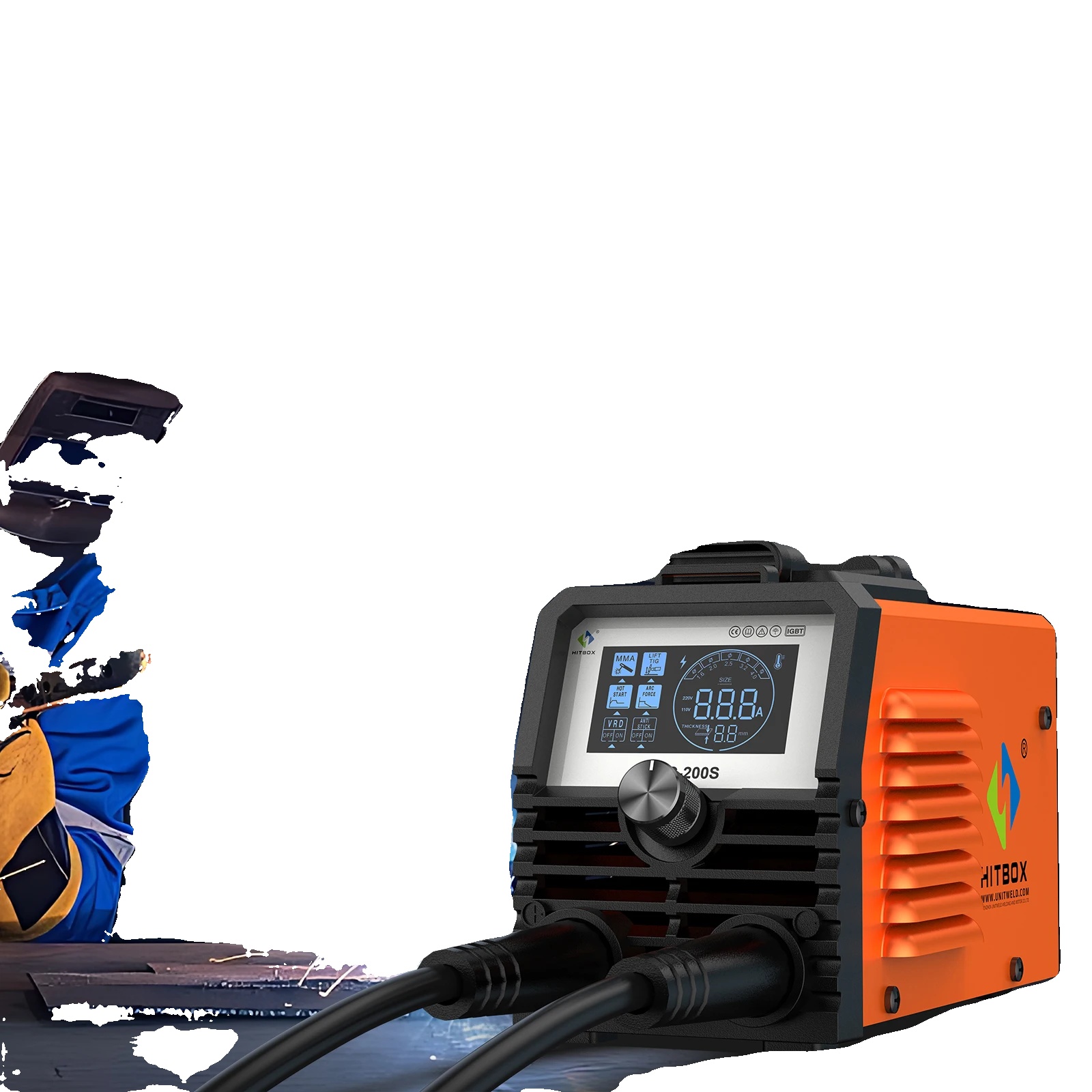 Schweißmaschine, 2-in-1-funktionalität, Benutzerfreundliches Design, Arc200s