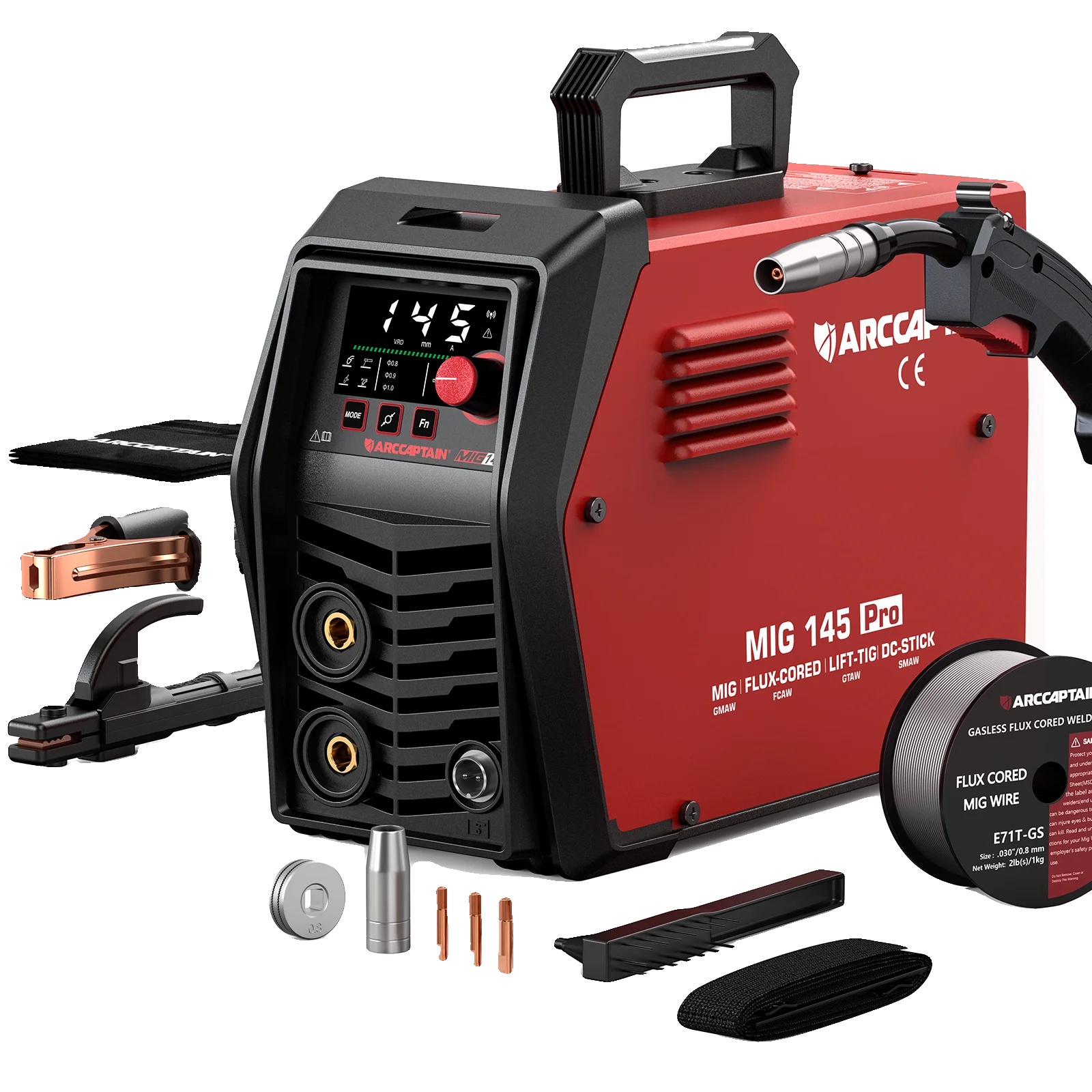 Schweißmaschine, Mig/tig/mma-funktionalität, Kompaktes Design, 220v-240v Eu-stecker