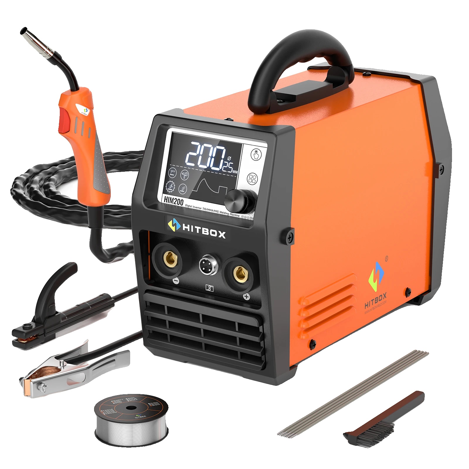 Schweißgerät, 3-in-1 Mig/tig/mma, Tragbares Design, 220v Eu-stecker