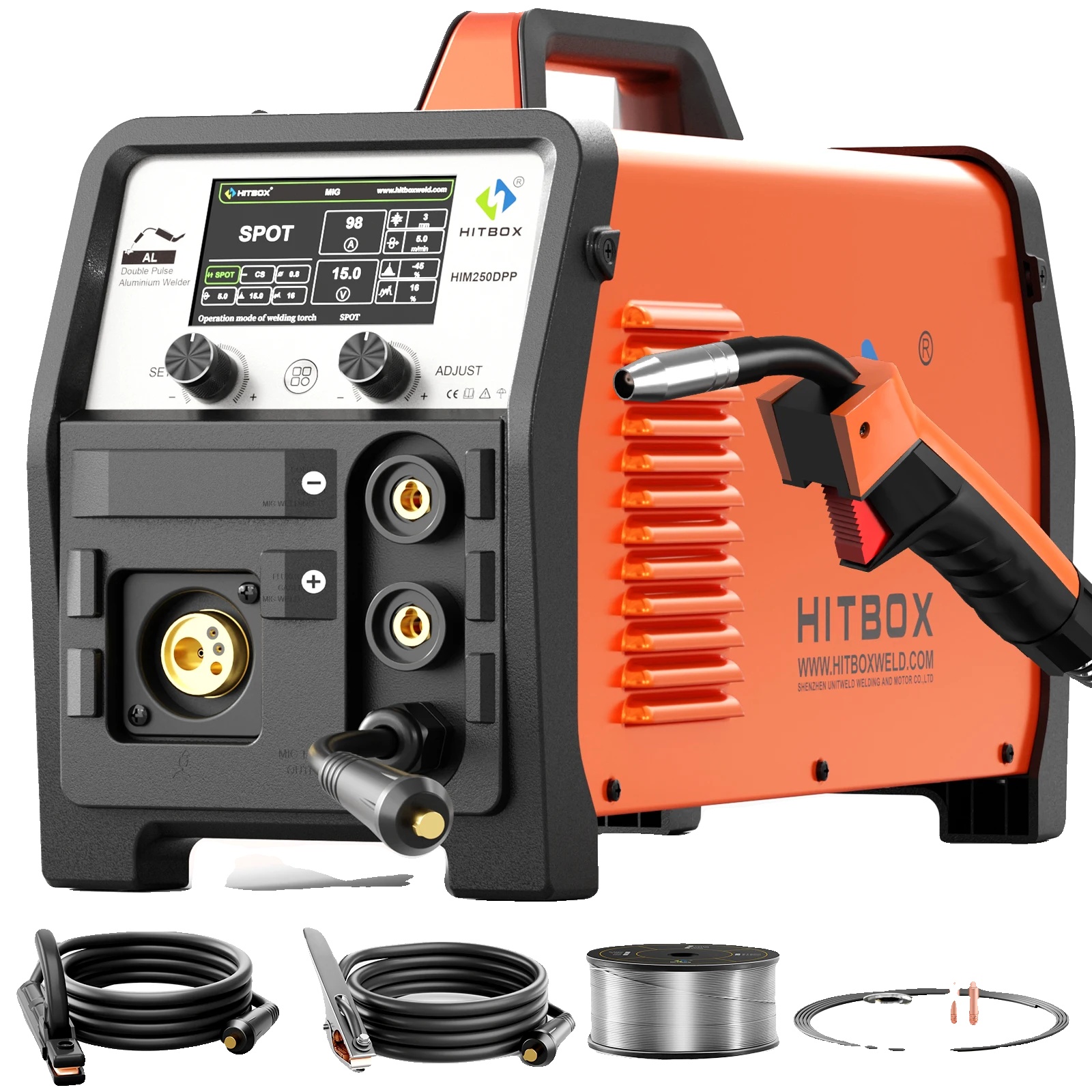 Schweißmaschine, Multifunktionalität, Led-bildschirm, Him250 Dpp