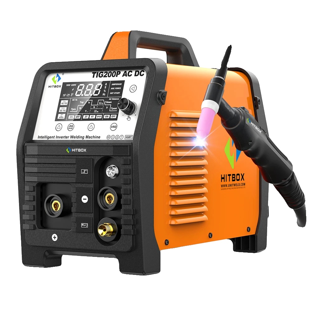 Aluminium-schweißmaschine, Tig-schweißer, Intelligente Inverter-technologie, Tig200p Ac Dc, 220v