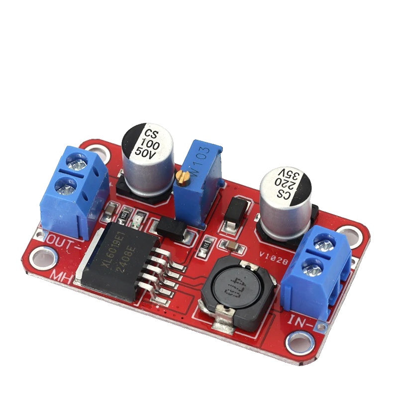 Dc-dc Step-up-netzmodul, Eingangsspannung 3,3v-35v, Ausgangsstrom 5a, Einstellbare Ausgangsspannung 5v-24v, Hohe Effizienz Bis Zu 96%, Abmessungen