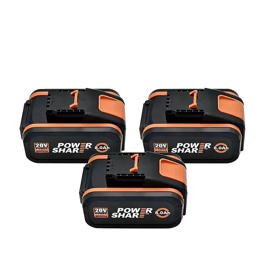 Akkutausch, 20v, 8000mah Kapazität, 20v 8.0ah X 3