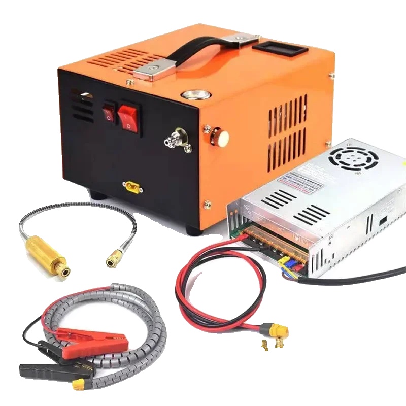 Hochdruckluftpumpe, Duale Stromversorgungskompatibilität, Automatische Abschaltfunktion, 220v-12v, Eu