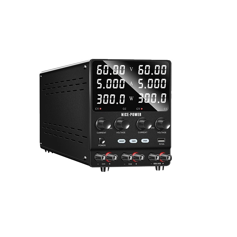 Dc-netzteil, Dual-channel, Einstellbare Spannung, 60v 5a Dual Channel, Ac 220c-a