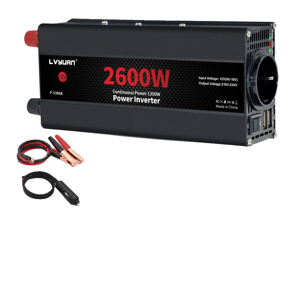 Auto-inverter, 12v Auf 220v Umwandlung, Usb-ausgang, 2600w