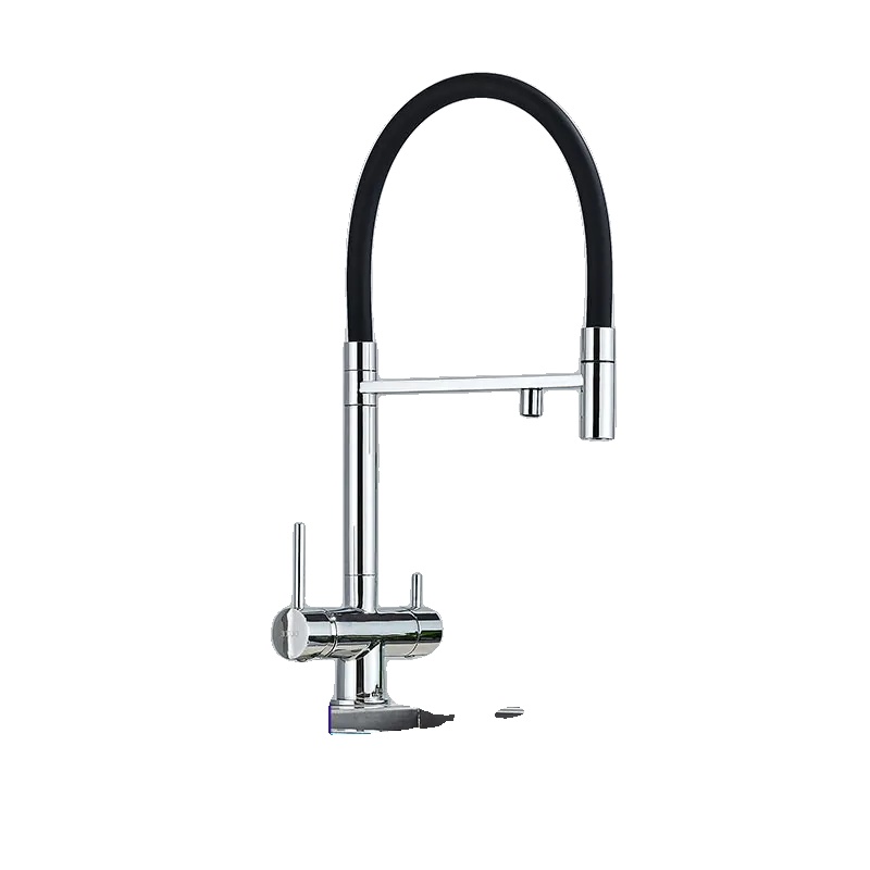 Küchenarmatur, Dual-handle, 360° Drehung, Chrom