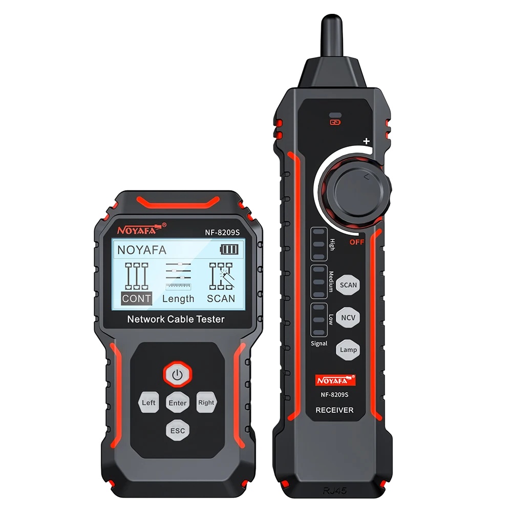 Netzwerkkabeltester, Poe-verfolgung, Lcd-display, Nf-8209s