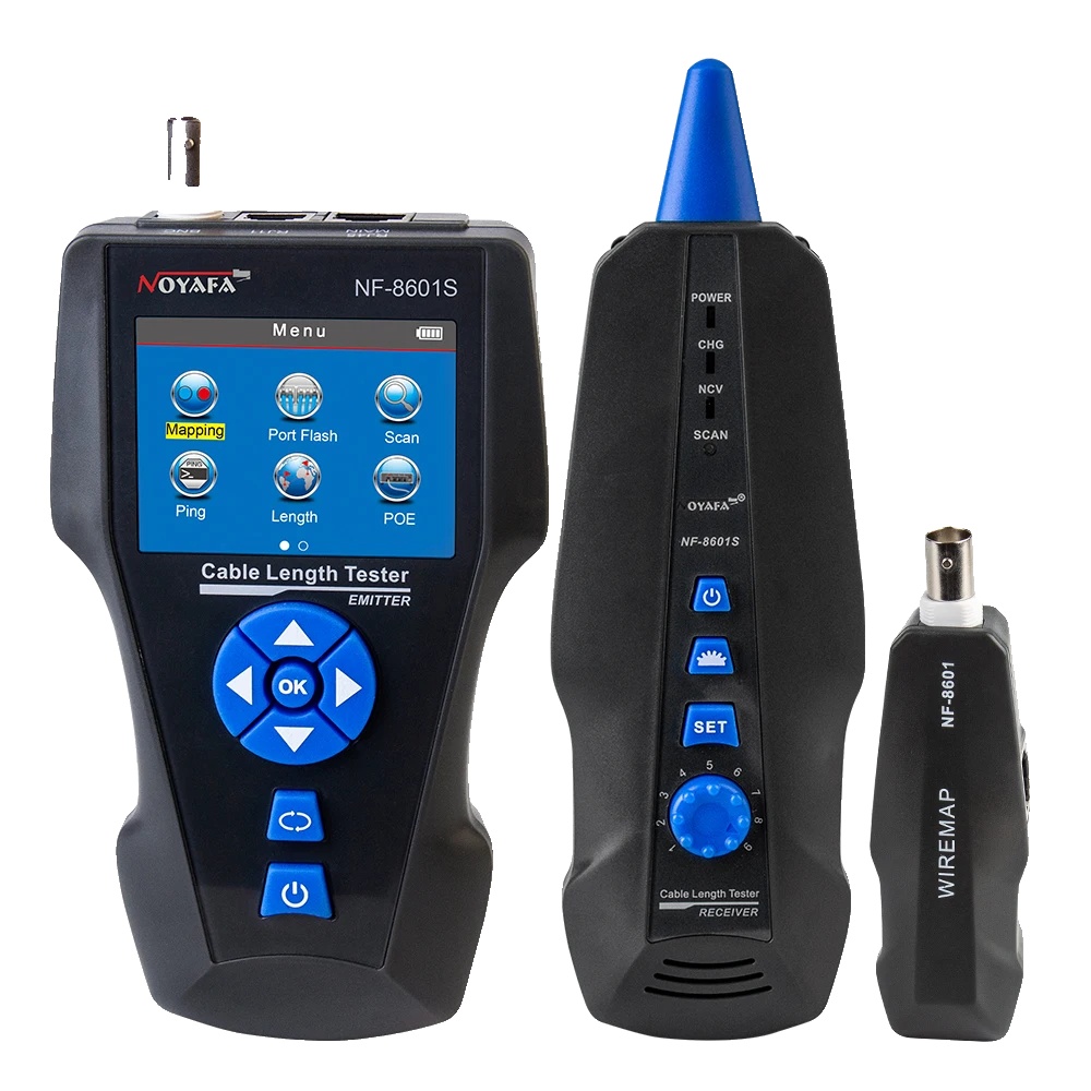 Multifunktionaler Netzwerktester, 1000 M Testlänge, Ping- Und Poe-funktionen, Nf-8601s