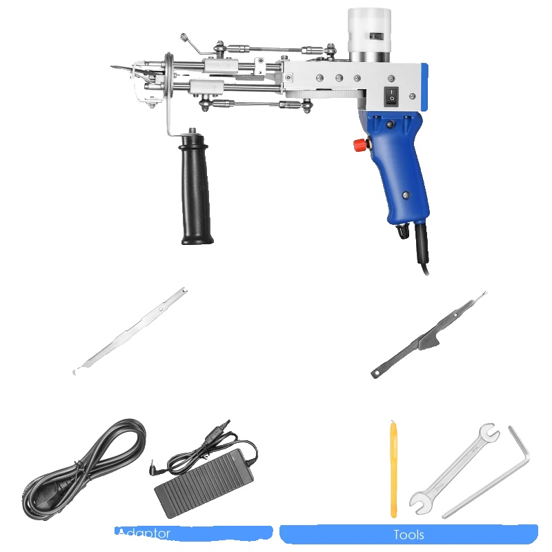 Tufting Gun, Loop Pile- Und Cut Pile-optionen, Eu-stecker 220v, Eu Stecker 220v-a