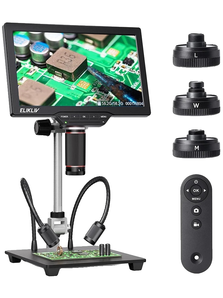 Digitalmikroskop, 3-linsen-system, 1500x Bis 3000x Vergrößerung, Tl301 Max