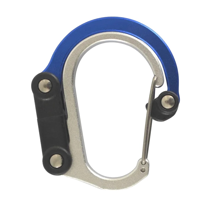 Karabinerhaken, Leicht, Langlebiges Design, Blau