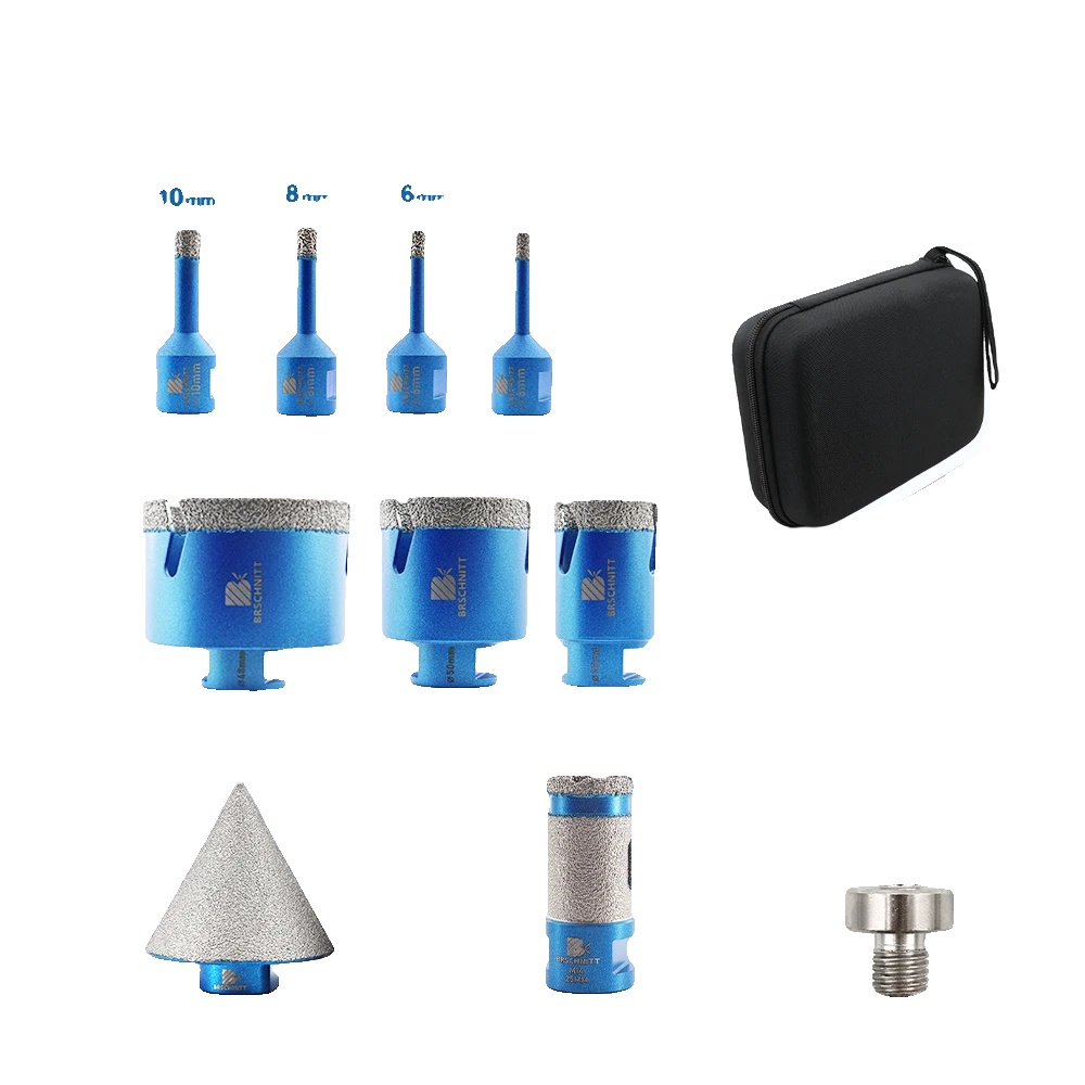 Diamantbohrer Set, Vielseitige Anwendung, Effizientes Design, 10pcs Set M14 Gewinde