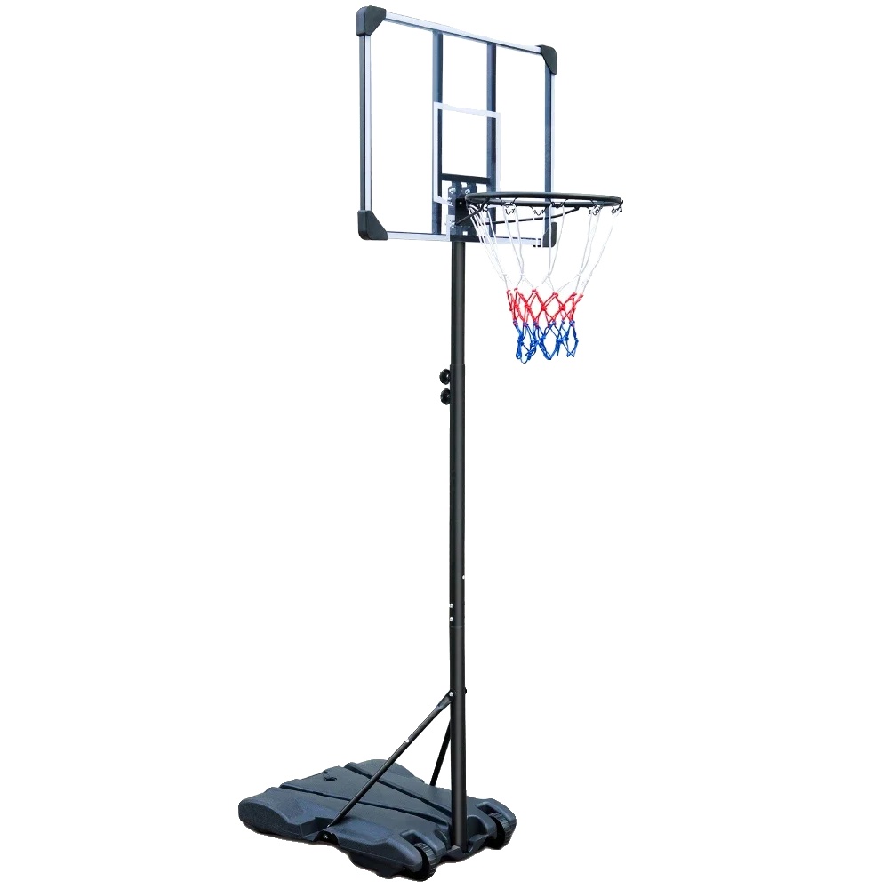Basketballkorb, Tragbares Design, Höhenverstellbar, Schwarz