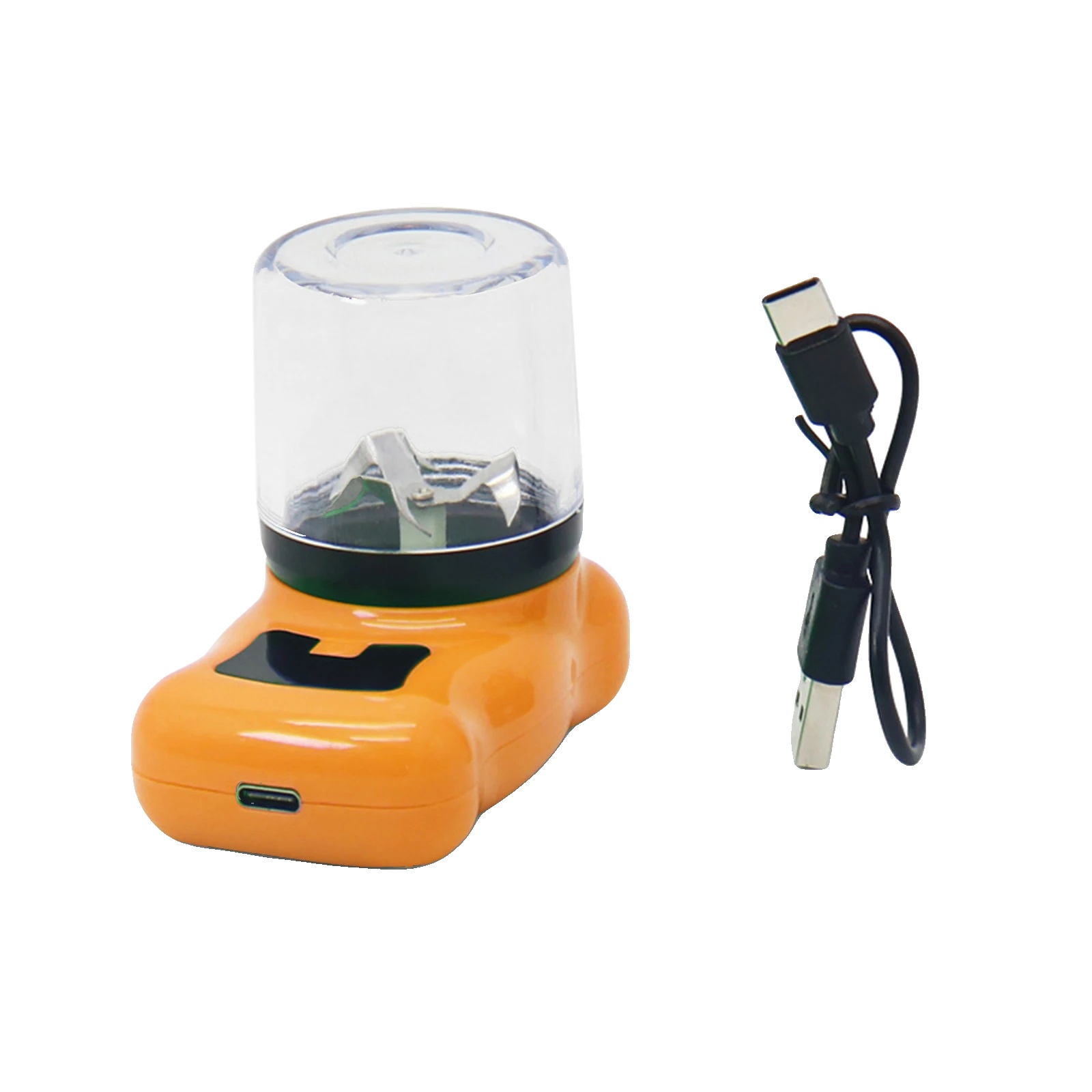 Elektrische Mühle, Gewürzmühle, Digitale Anzeige, Orange