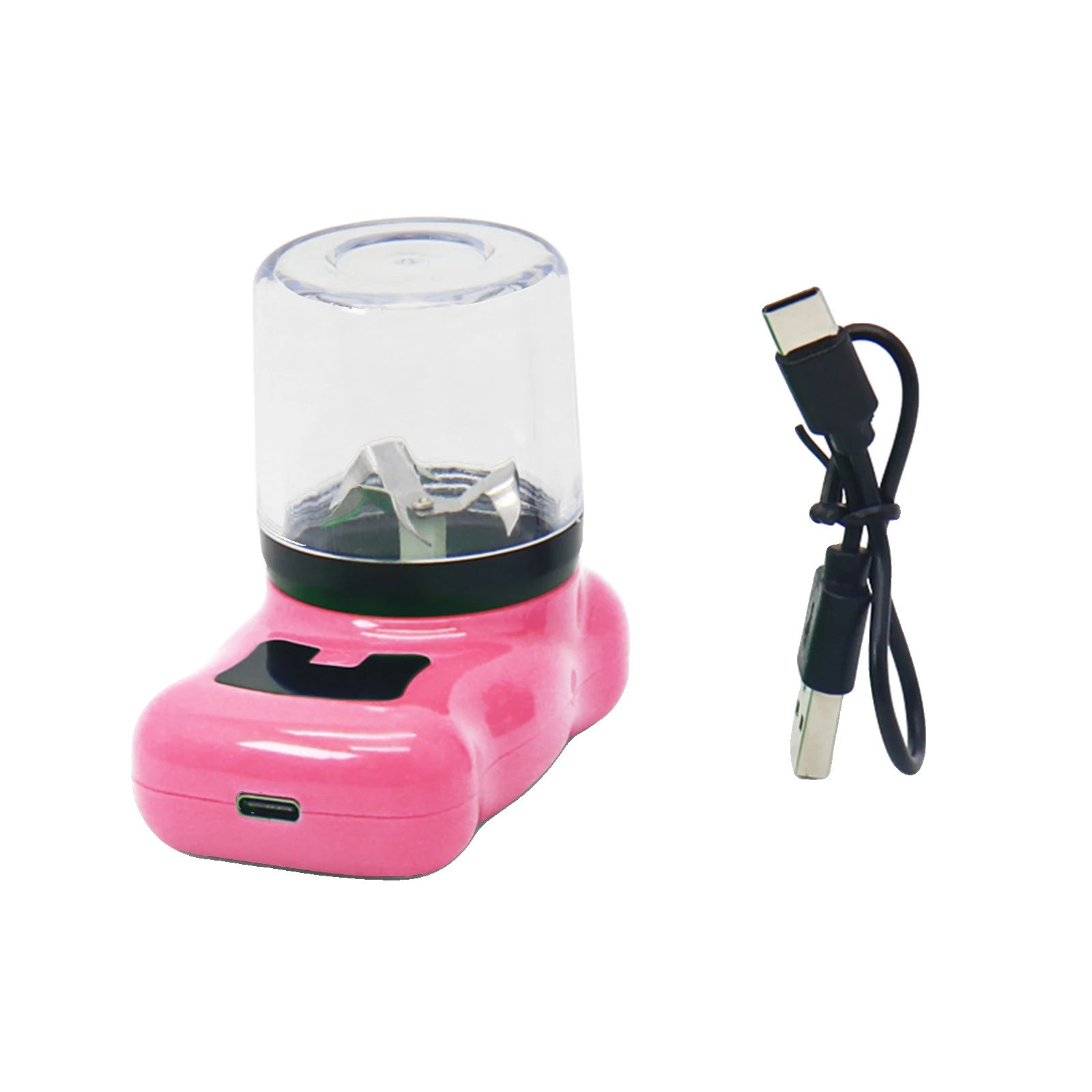 Elektrische Mühle, Gewürzmühle, Digitale Anzeige, Rosa