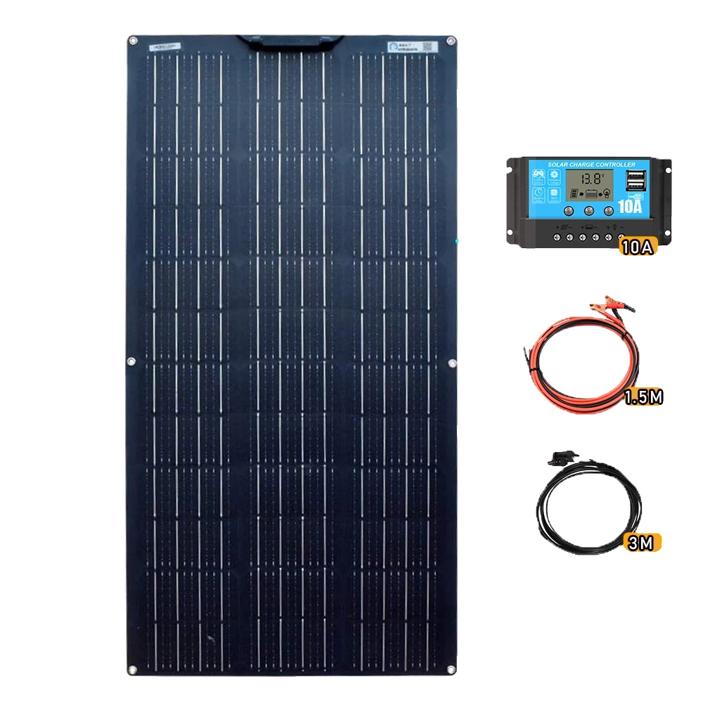 Flexibles Solarpanel, Wasserdichtes Design, Hohe Effizienz, 100w Solarkit