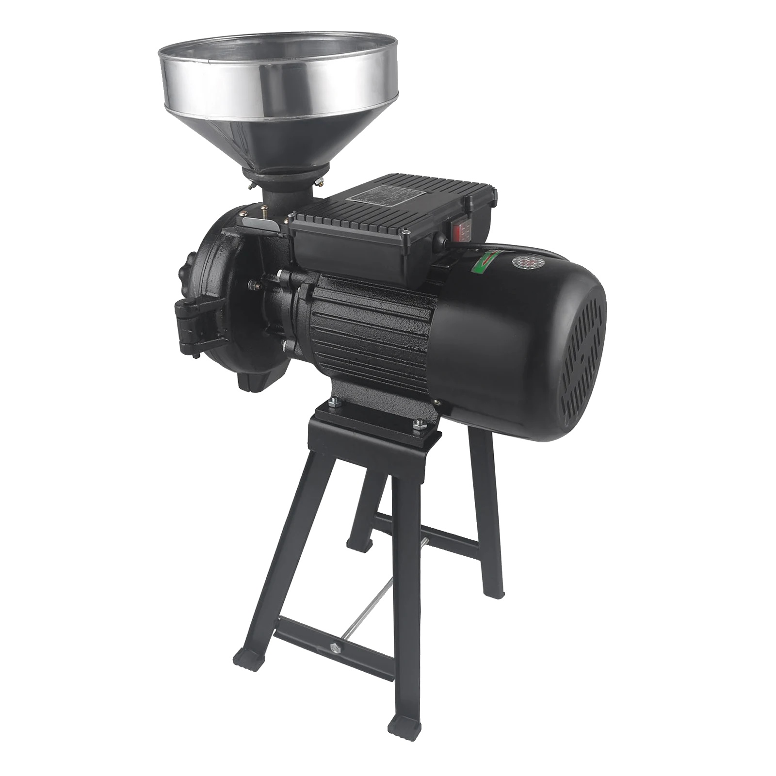 Getreidemühle, 2200w Leistung, Einstellbare Dicke, Schwarz, 220v-240v Eu-stecker