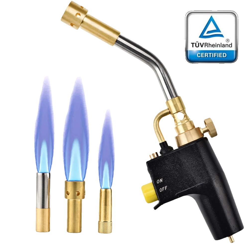 Propangas-schweißbrenner, 10mm Düse, 13mm Düse, 19mm Düse, Einstellbare Flammenkontrolle, Zertifizierte Sicherheit