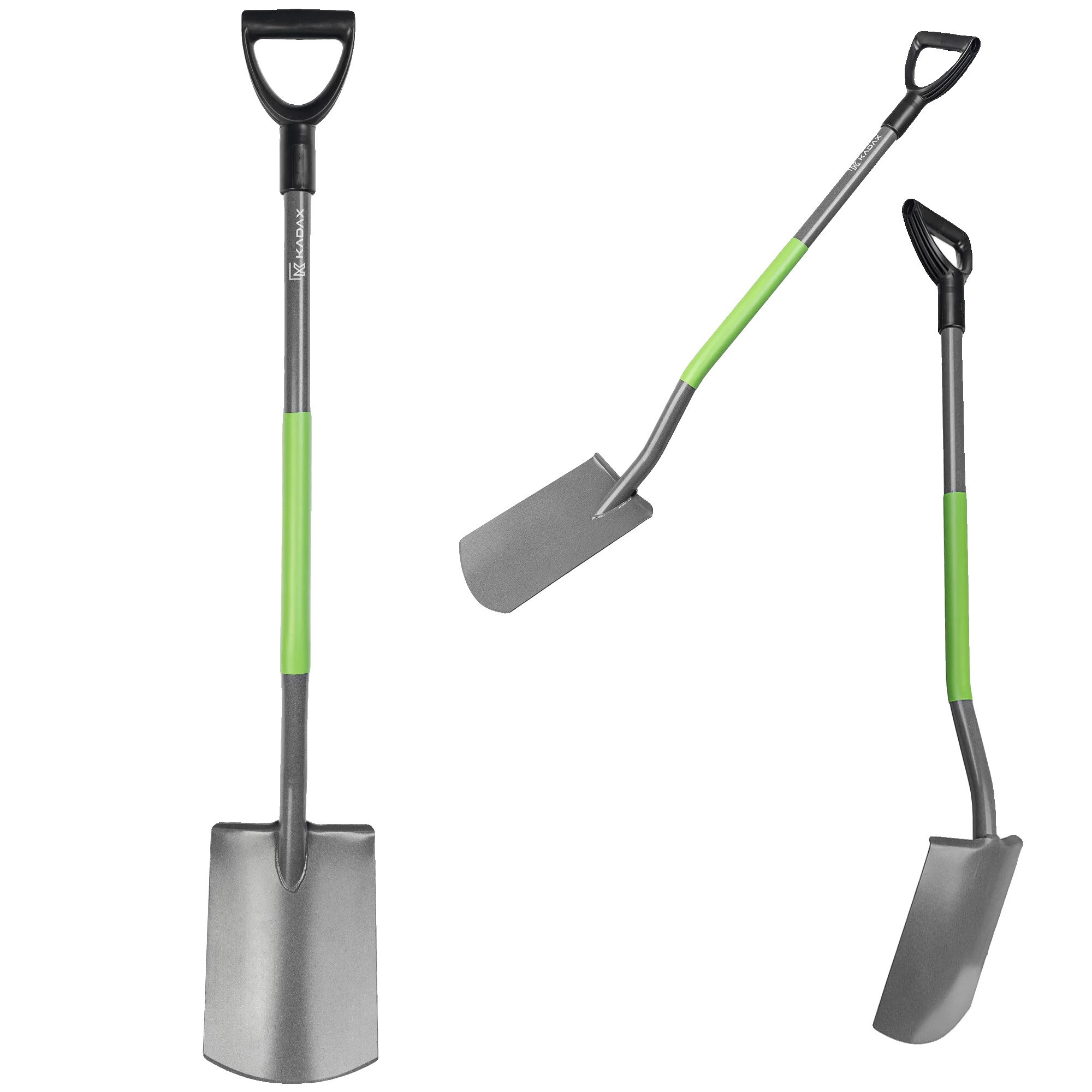 Garten-spaten, 120 Cm Länge, Hochwertiges Stahlmaterial, Ergonomischer Griff, Ideal Für Die Gartenarbeit, Kompaktes Design