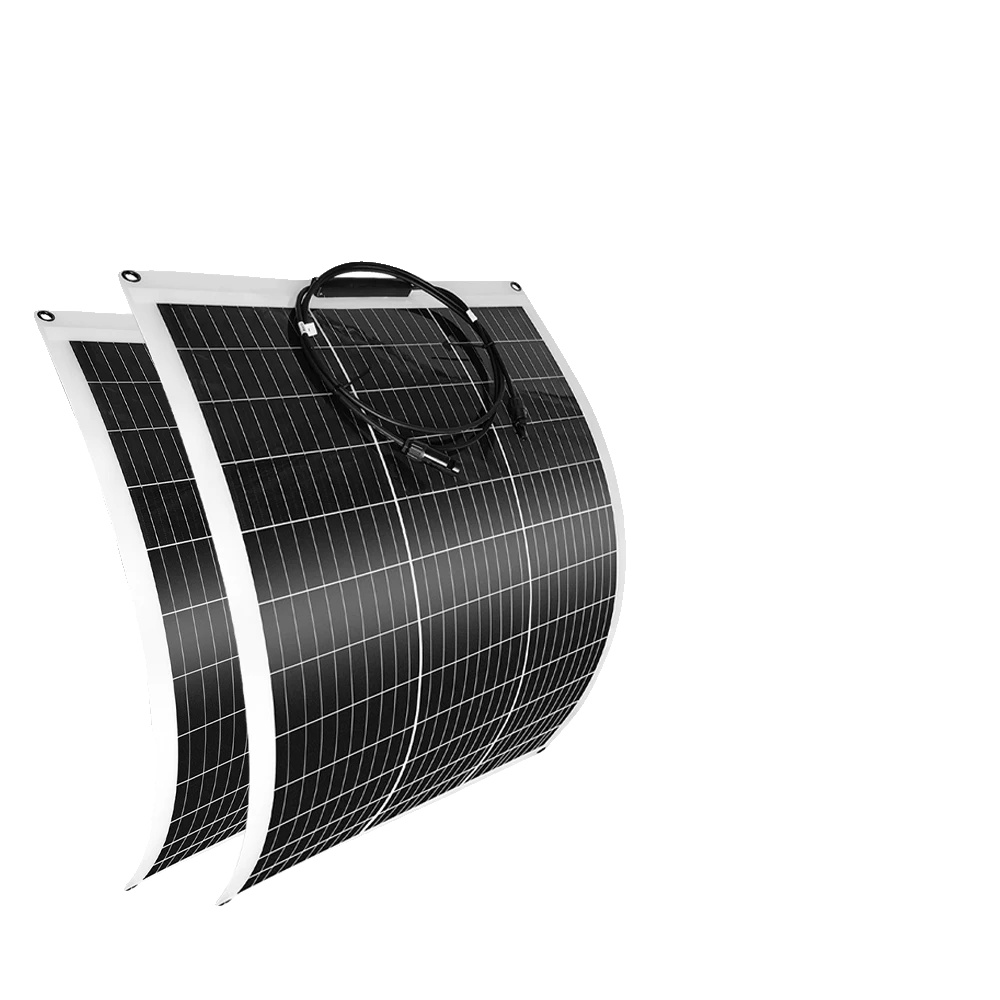 Flexibles Solarpanel, 100w Ausgang, Umweltfreundliches Material, 100w(2stk)-200w