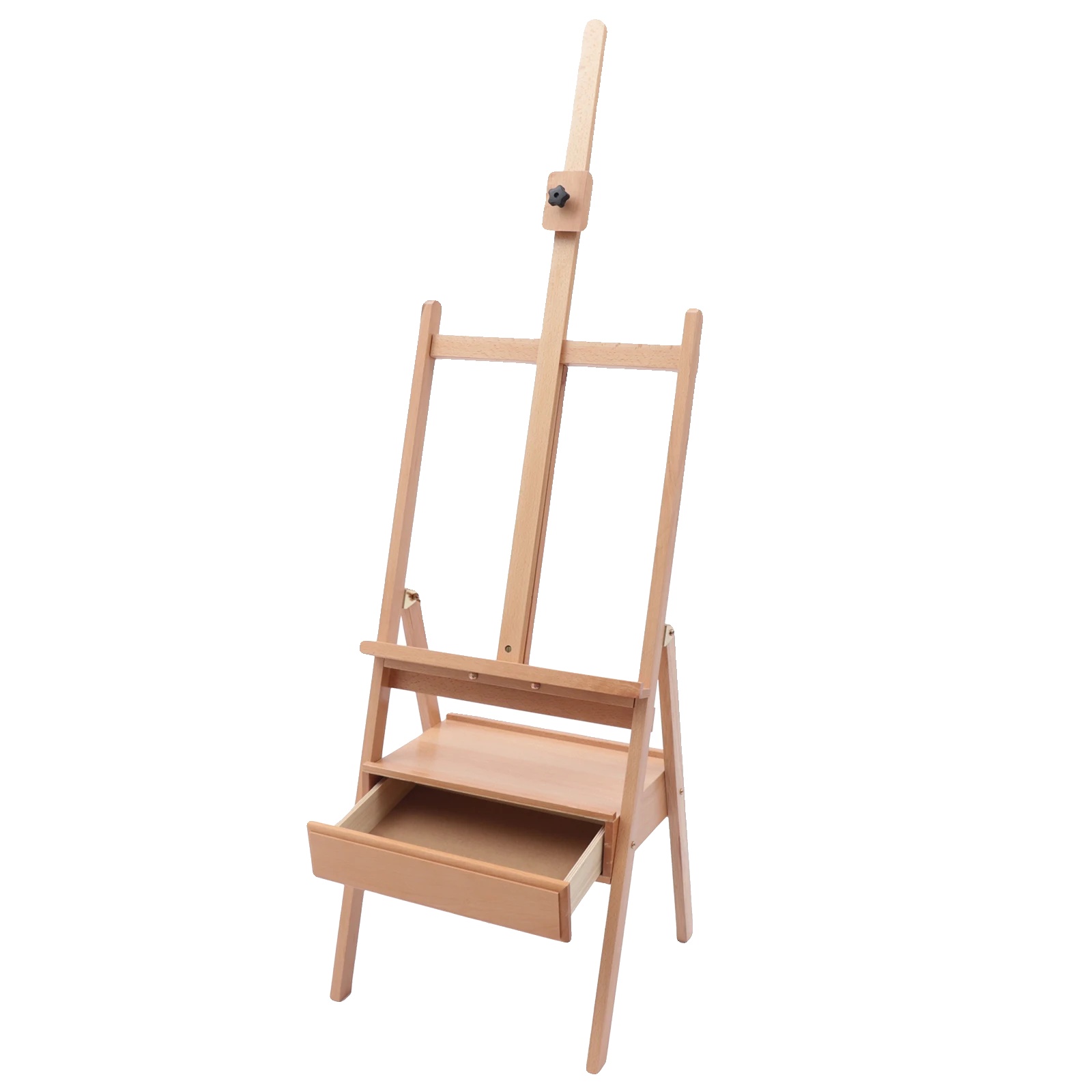 Schubladeneasel, Höhenverstellbar, Aus Langlebigem Buchenholz, Buche Zeichentisch