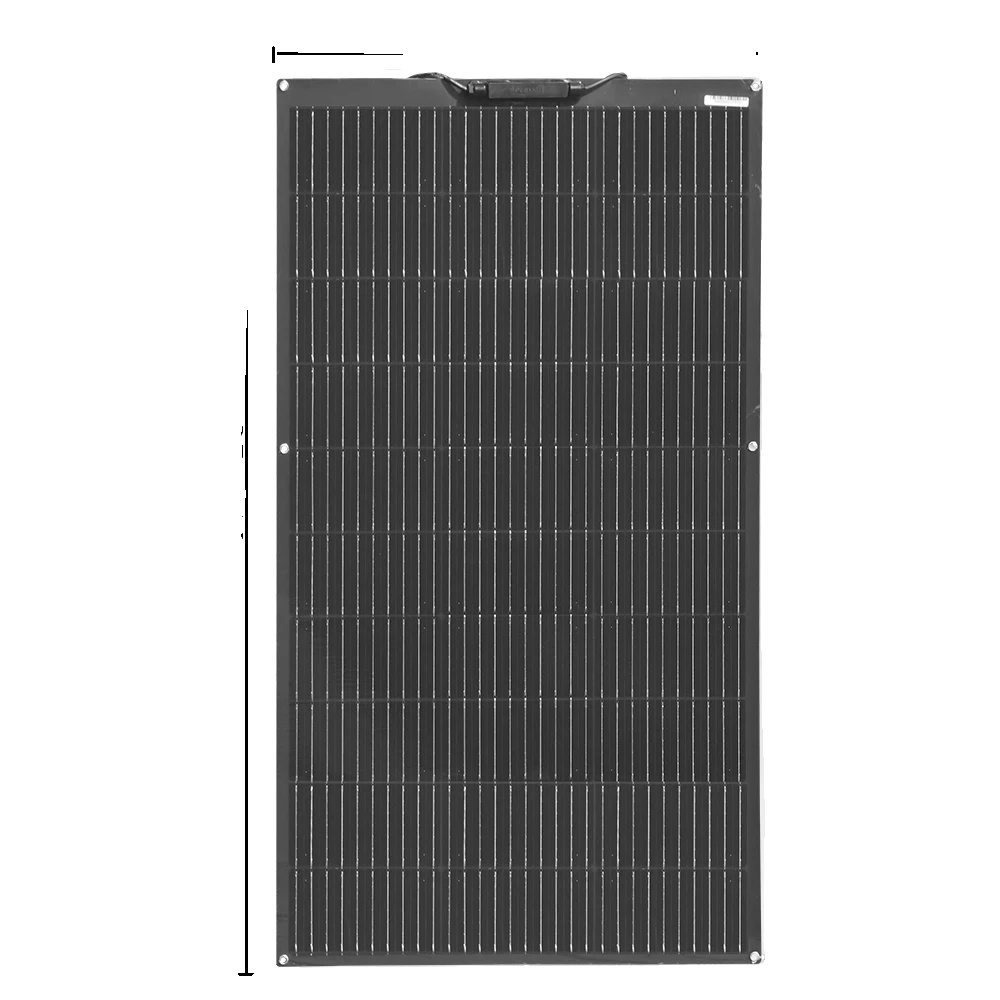 Solarpanel, Monokristallin, Flexibles Design, 16.5v 100w