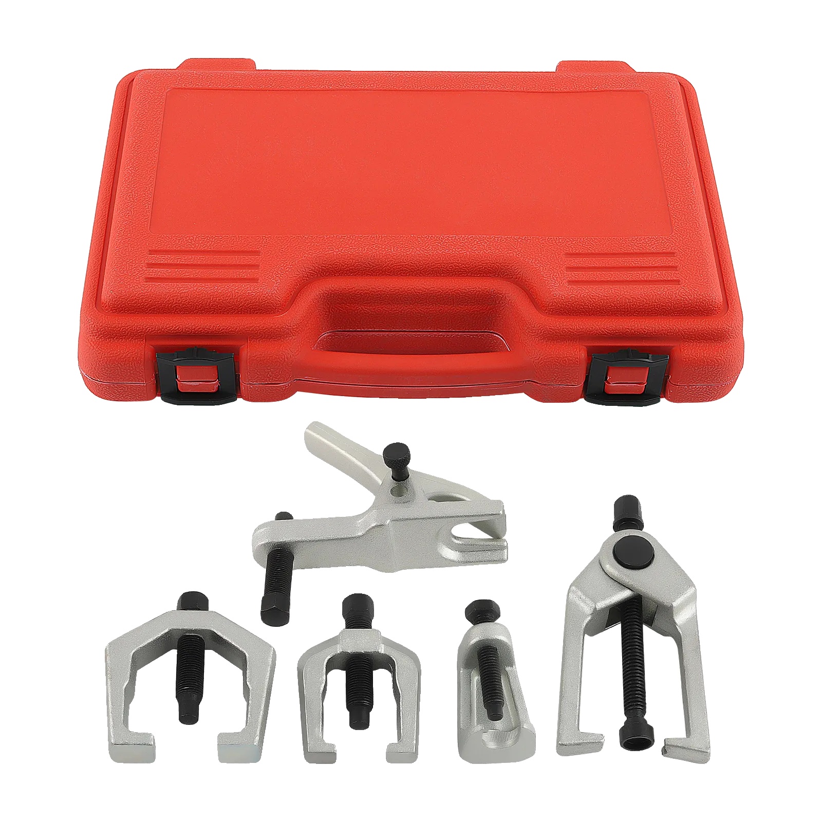 Ballgelenk- Und Spurstangenend-abzieher-kit, Kohlenstoffstahl, Großes C-format 16x5x6cm, Kleines C-format 8.1x4.4x4cm, Backenöffnung 1.9cm,
