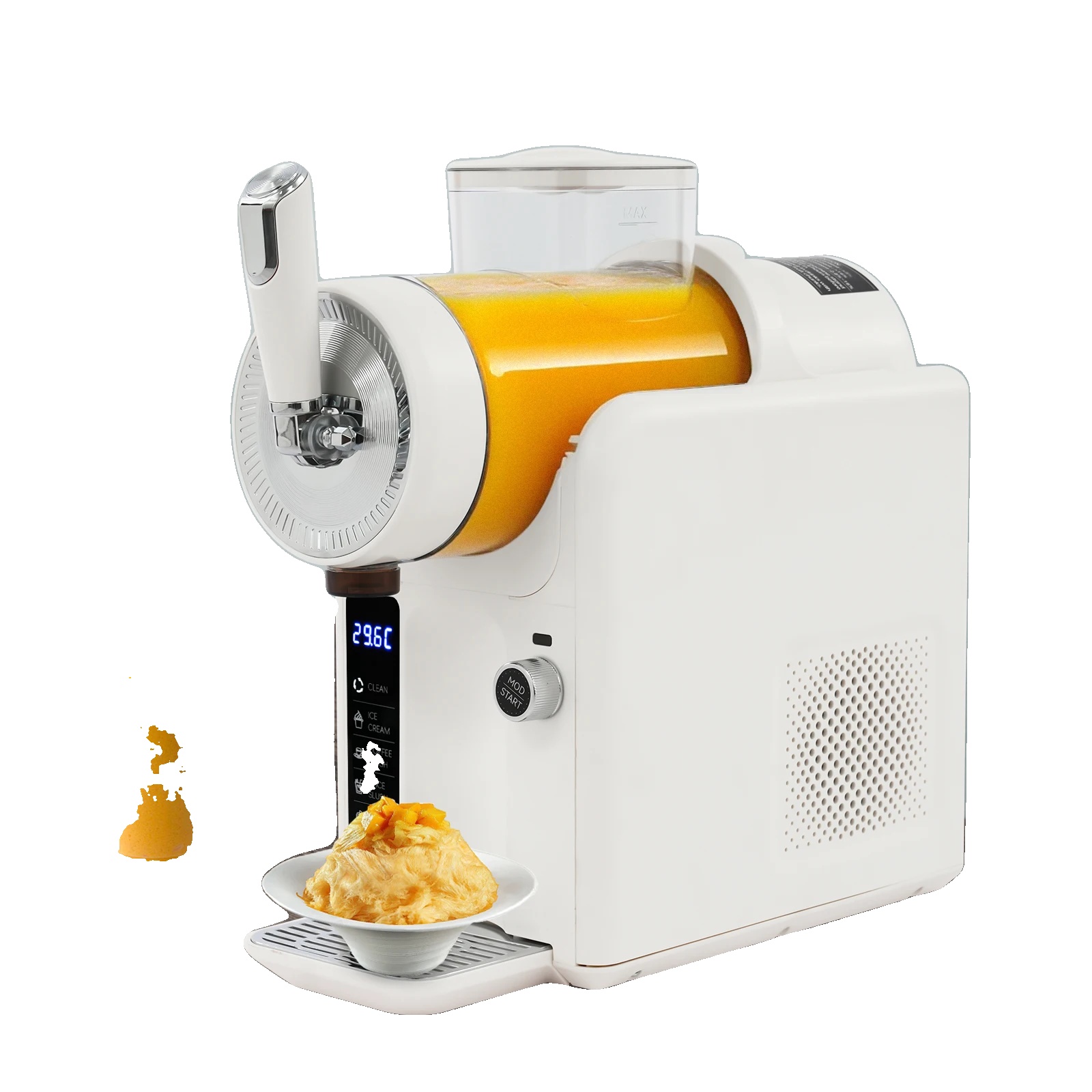 Slush-maschine, 185 Watt, 1,8 Liter Kapazität, 220-240v Spannung, 30-45 Minuten Zubereitungszeit, Led-display