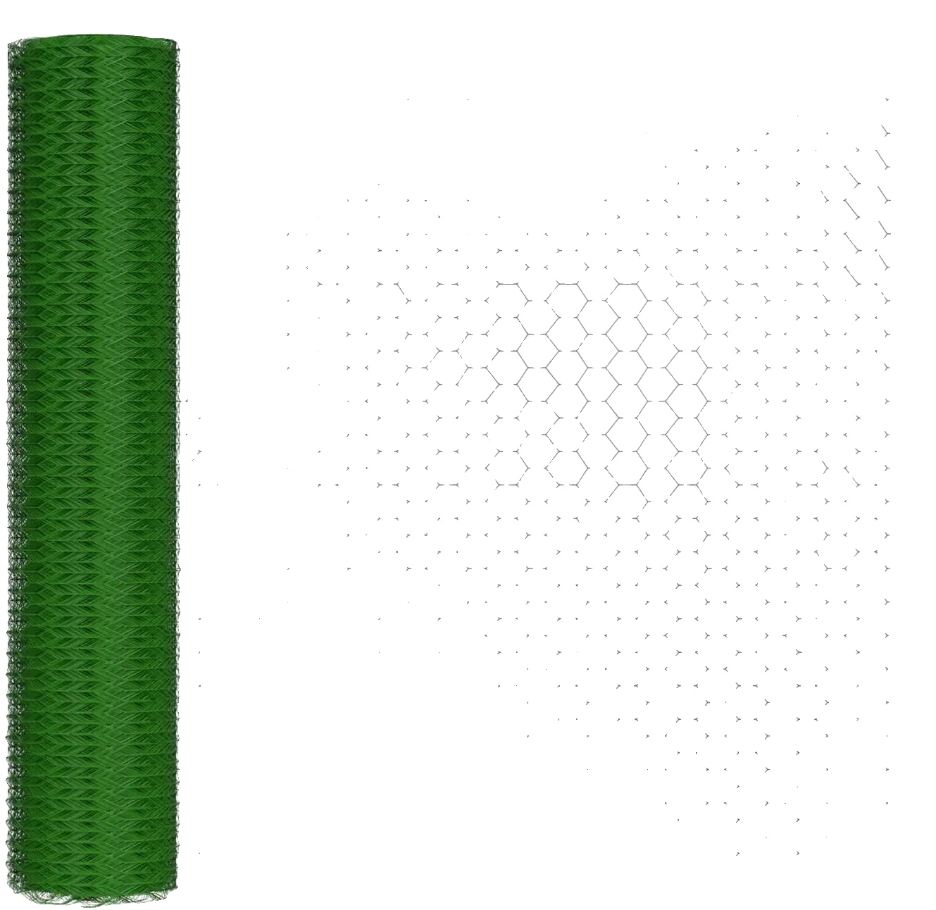 Drahtgeflecht, Flexibel Für Garten Schutz, Langlebig Pvc-beschichtet, Ljw-1mx25m