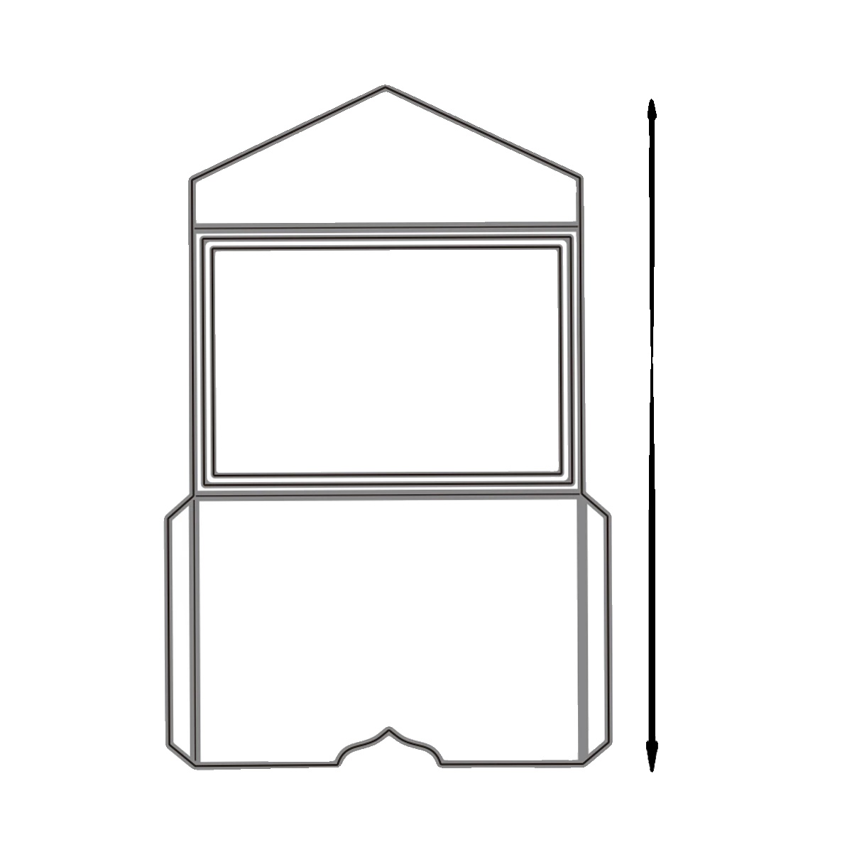 Stanzschablone, Anpassbar Für Papierhandwerk, Langlebiges Metalldesign, 13.6x21cm