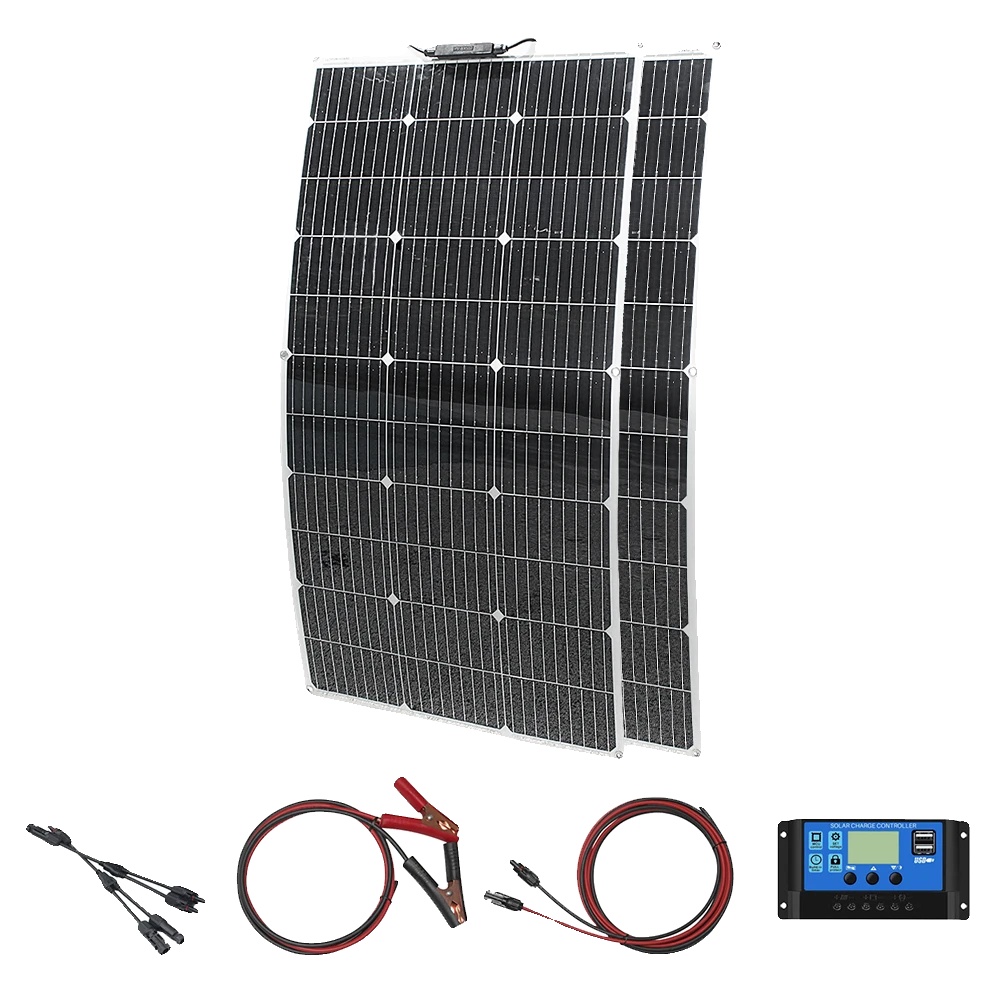 Solarpanel, Flexibles Design, Hohe Effizienz, 200w Solarpanel-kit