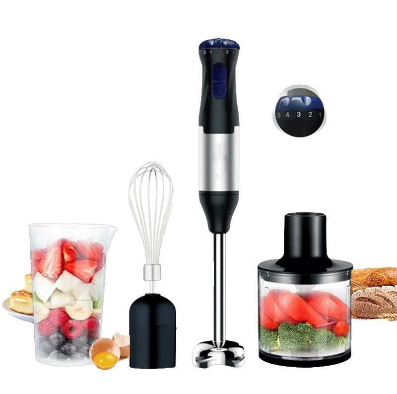 Stabmixer, 1000w Leistung, Edelstahl-design, 4 In 1, Eu-stecker
