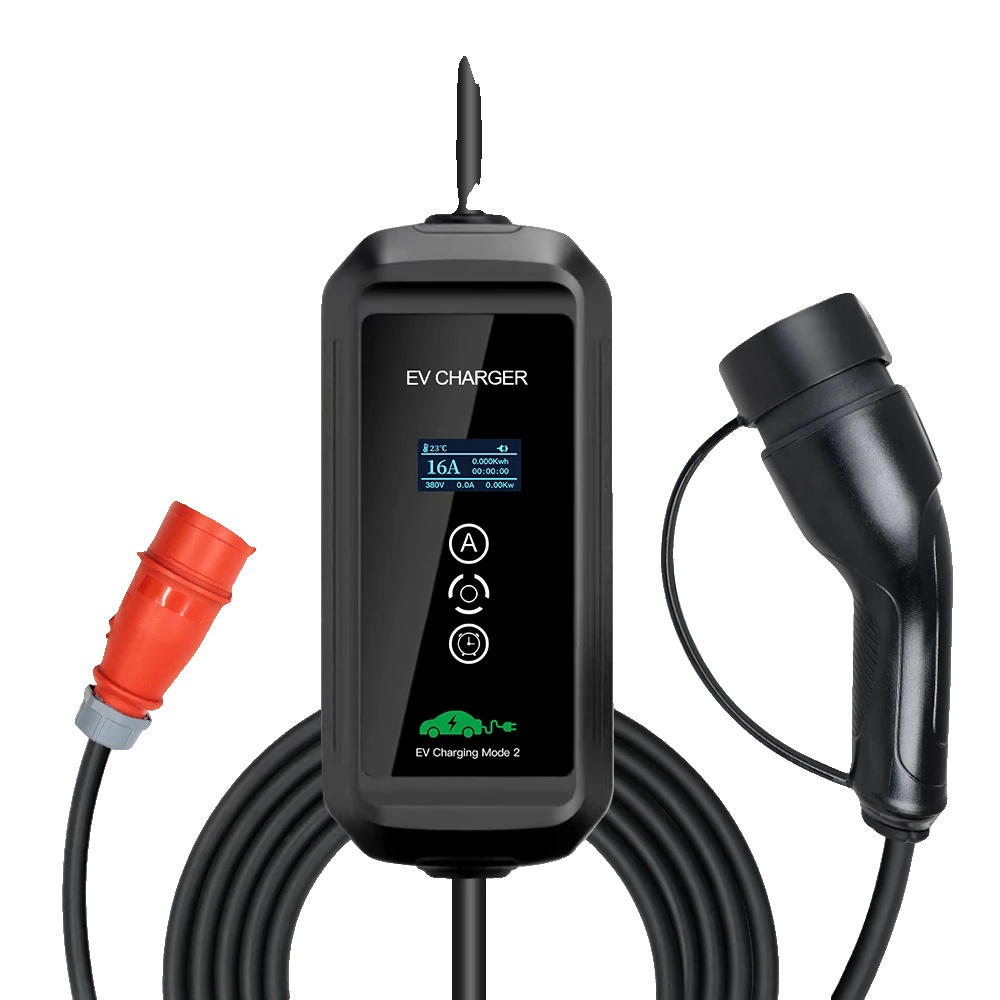 Ev-ladegerät, Typ 2 Anschluss, 11kw Leistungsabgabe, 16a 3p Type2 11kw 5m, Typ2