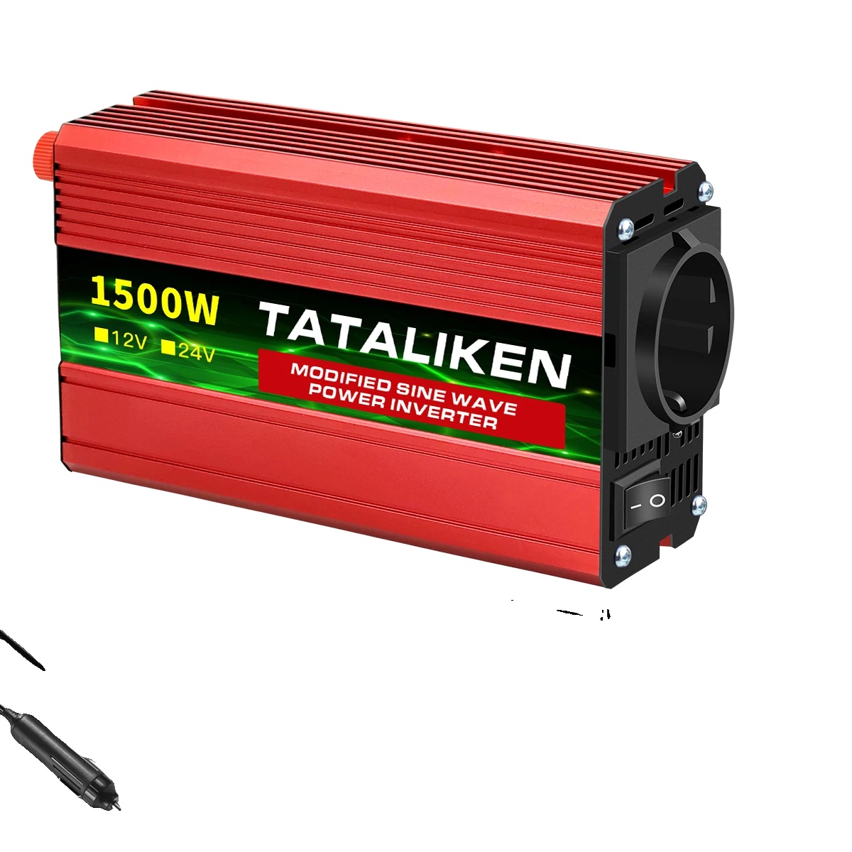 Dc/ac Wechselrichter, 220v Ausgang, Led Spannungsanzeige, 1500w, Eu-a, 12v-a, 200-240v-a
