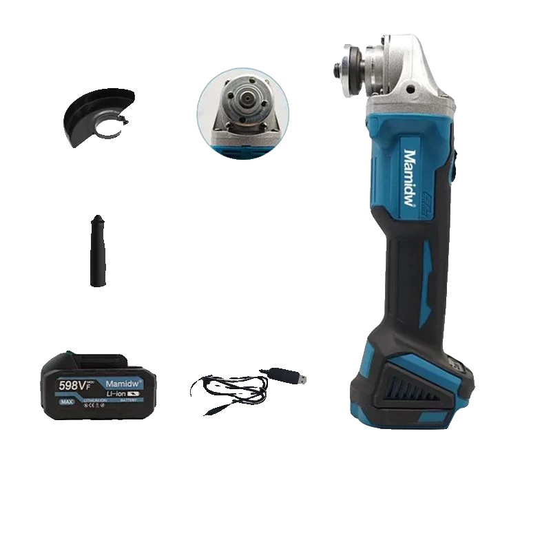 Winkelschleifer, 0-10000 U/min, 125 Mm Schleifscheibe, Set